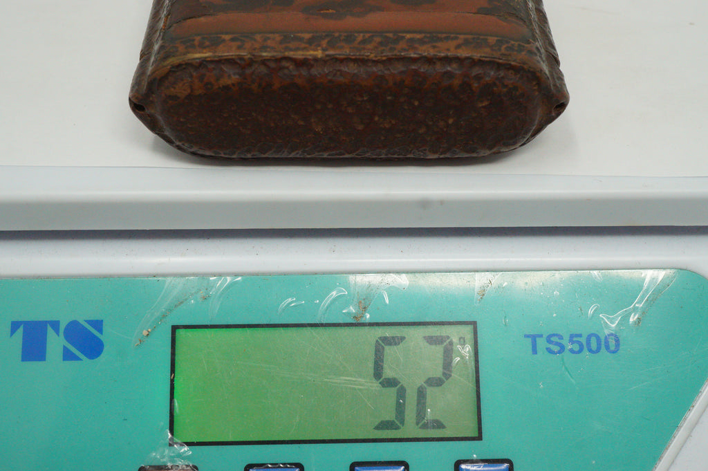 Japanische Inro-Box aus Holz, antikes Original mit einzigartigem Drachendesign und 2 Kammern 0618F27