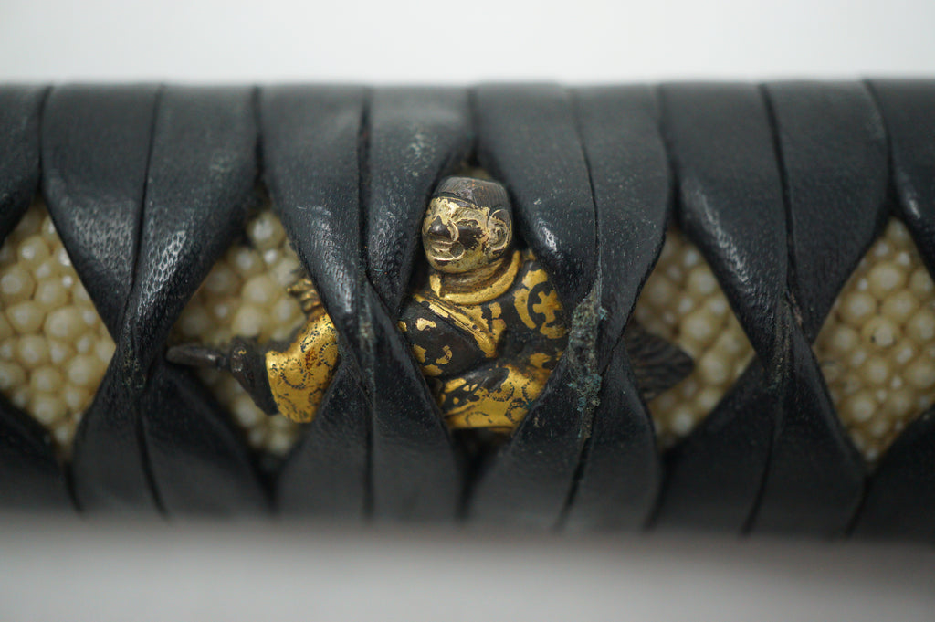 Japanese Katana Sword Handle Authentic Tsuka Antique from Japan 1127F2