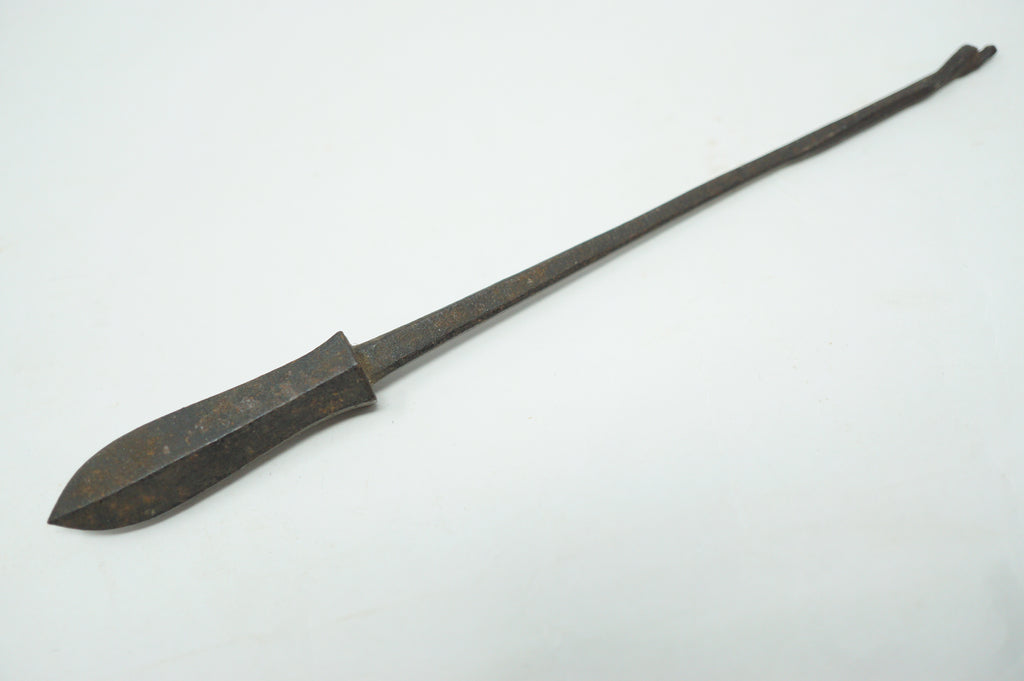 Japanische Pfeilspitze Antik Original aus Eisen geschmiedet aus Japan 0425F2