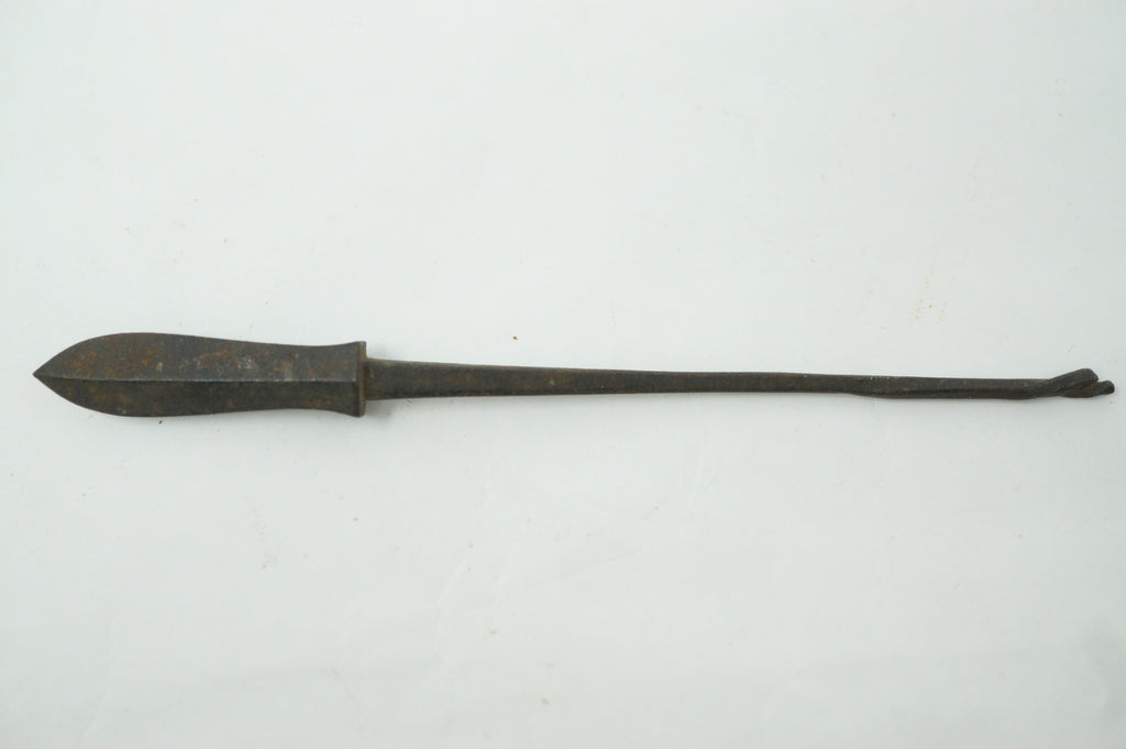 Japanische Pfeilspitze Antik Original aus Eisen geschmiedet aus Japan 0425F2