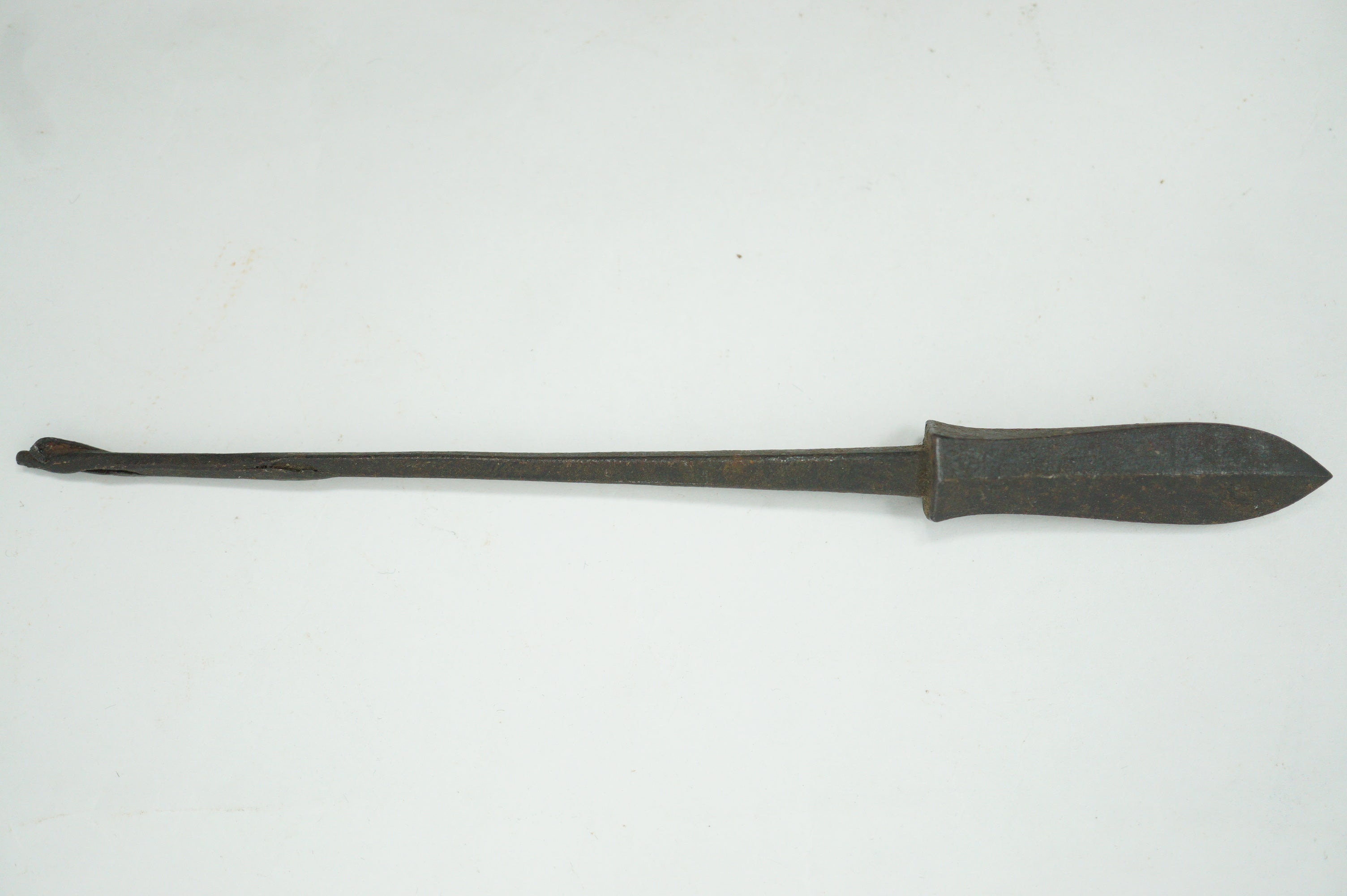 Japanische Pfeilspitze Antik Original aus Eisen geschmiedet aus Japan 0425F2