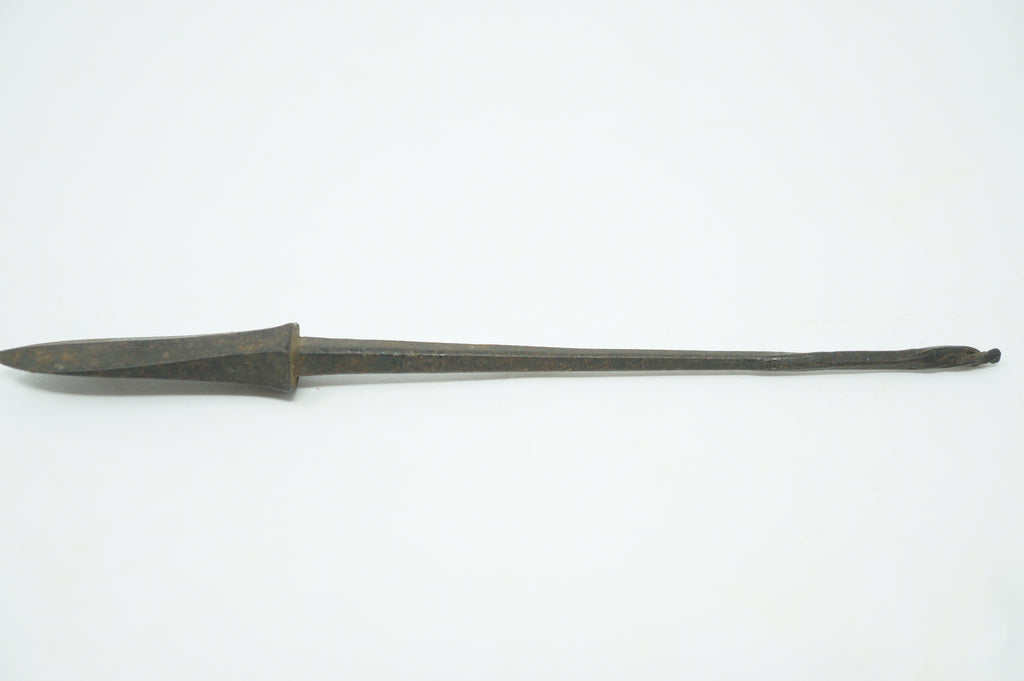 Japanische Pfeilspitze Antik Original aus Eisen geschmiedet aus Japan 0425F2