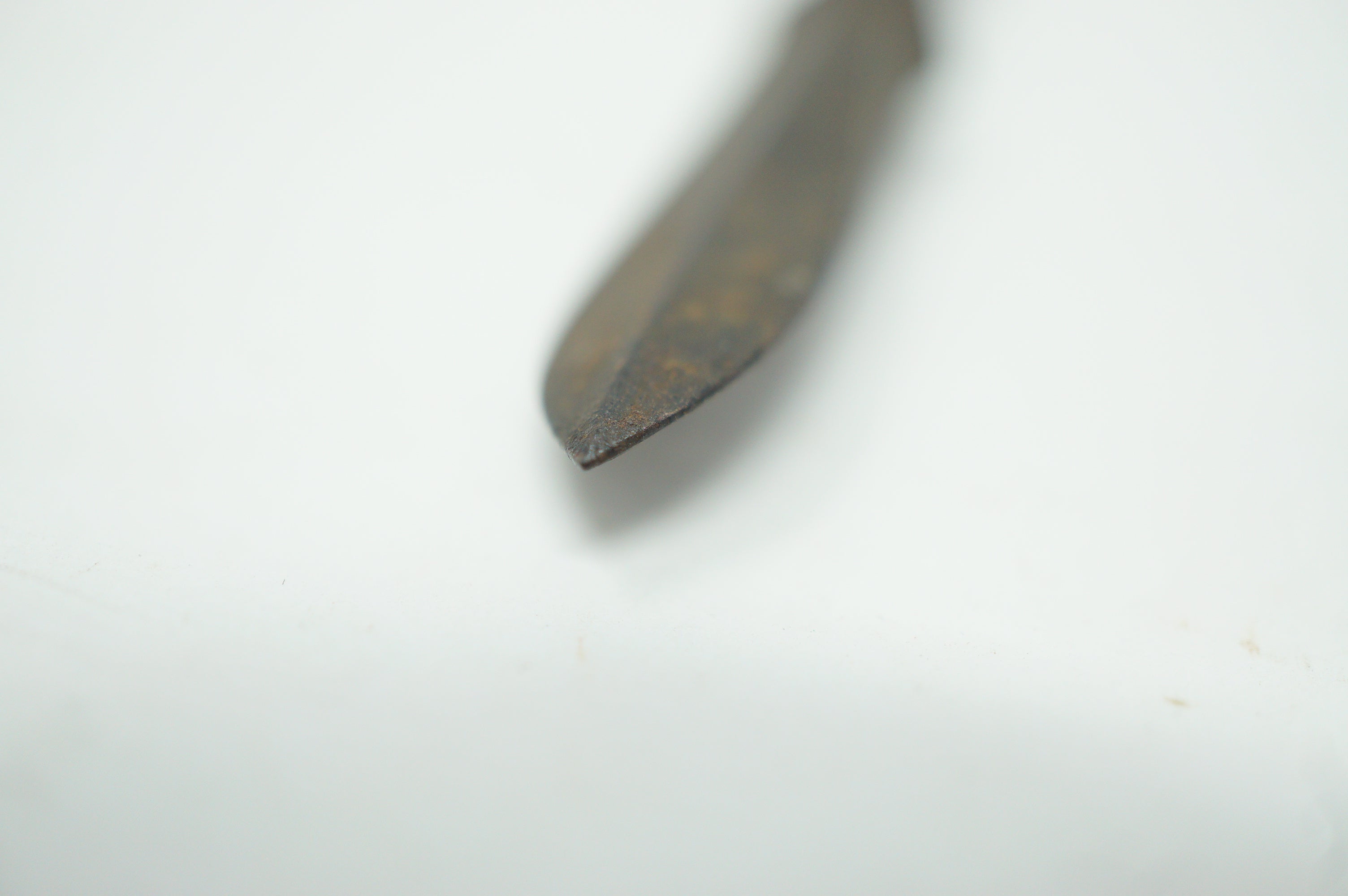 Japanische Pfeilspitze Antik Original aus Eisen geschmiedet aus Japan 0425F2