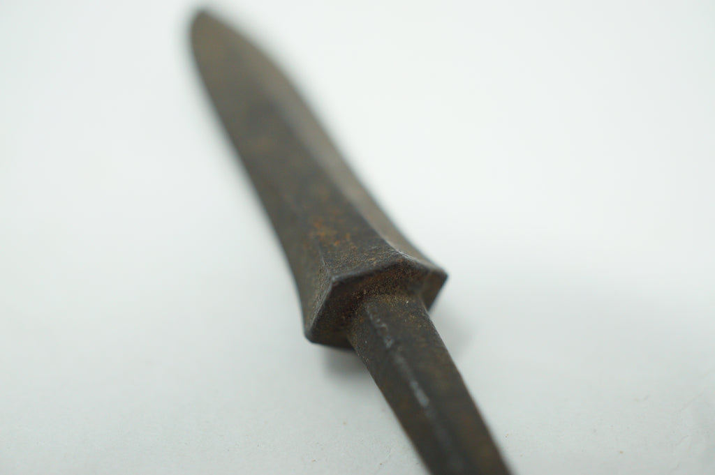 Japanische Pfeilspitze Antik Original aus Eisen geschmiedet aus Japan 0425F2