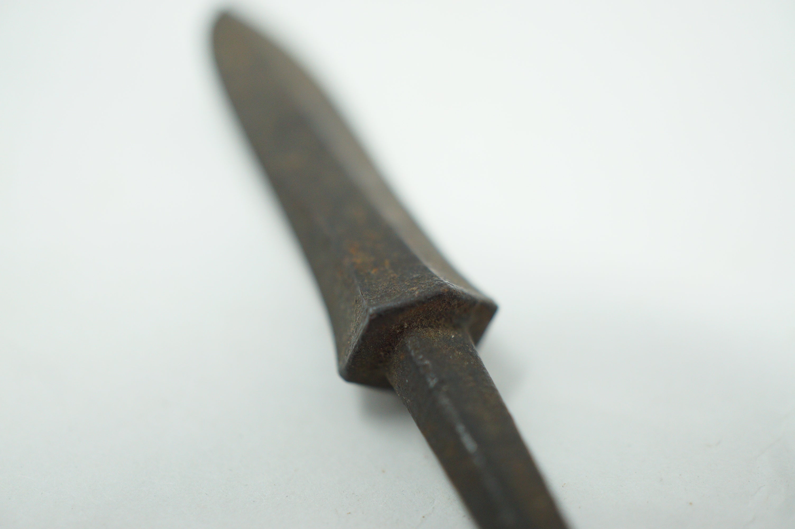 Japanische Pfeilspitze Antik Original aus Eisen geschmiedet aus Japan 0425F2