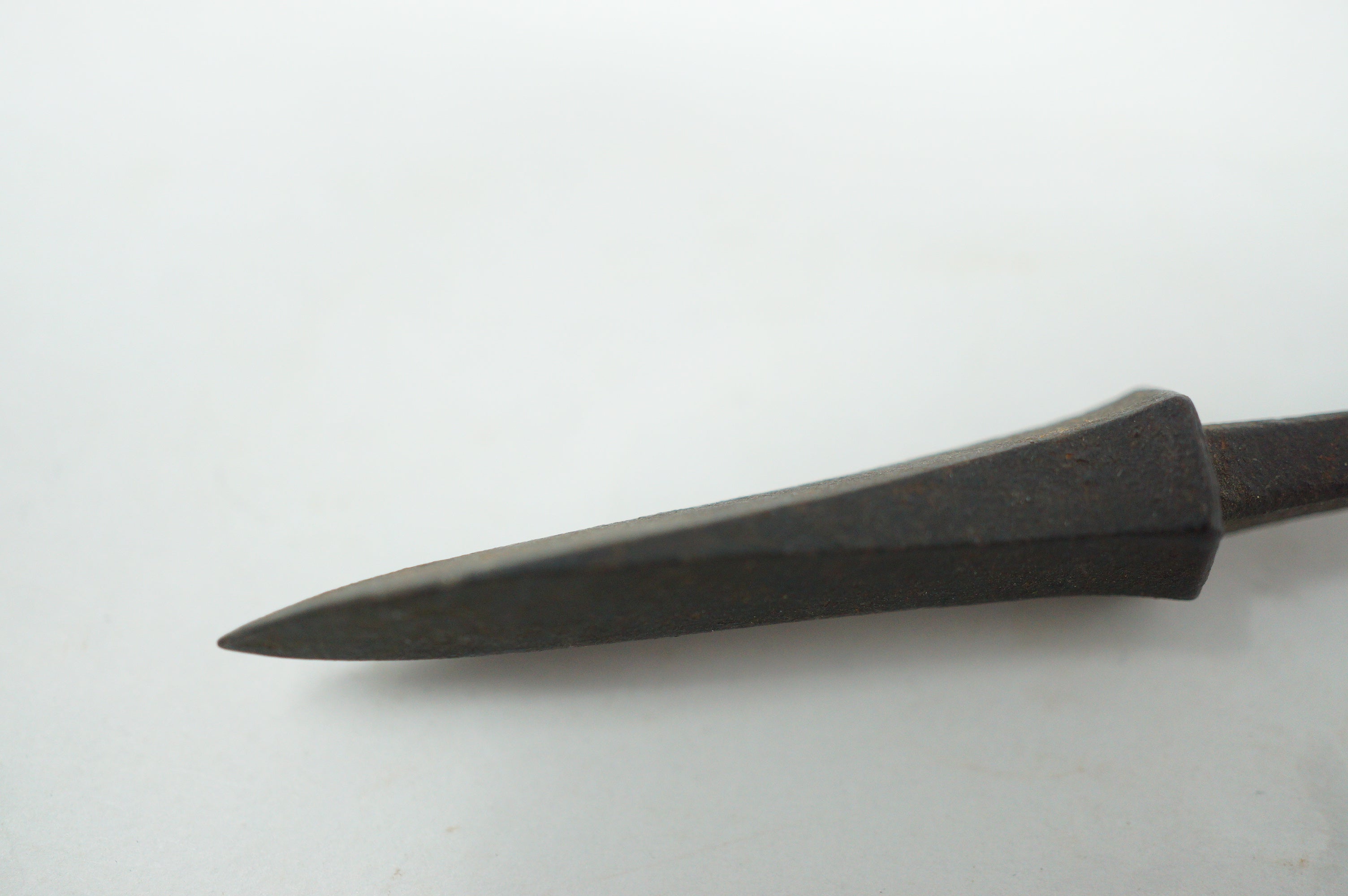 Japanische Pfeilspitze Antik Original aus Eisen geschmiedet aus Japan 0425F2