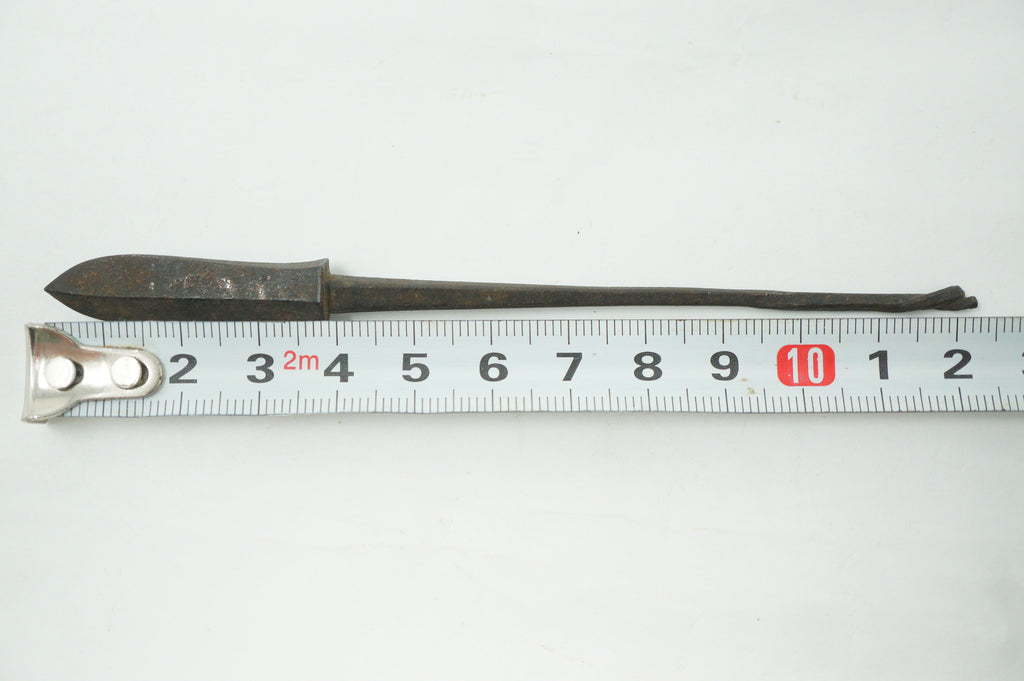 Japanische Pfeilspitze Antik Original aus Eisen geschmiedet aus Japan 0425F2