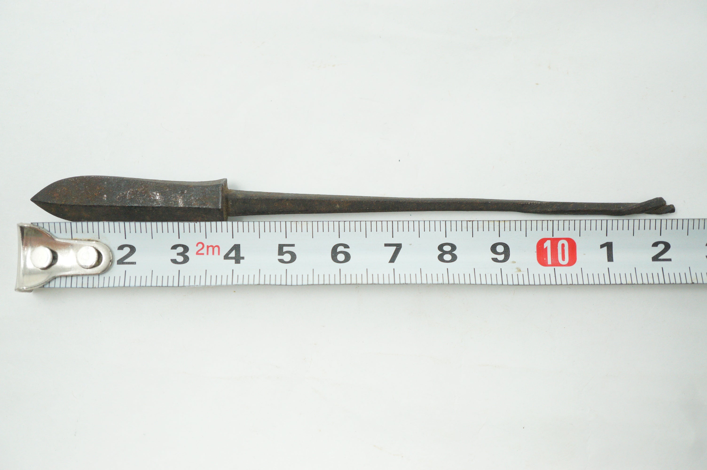 Japanische Pfeilspitze Antik Original aus Eisen geschmiedet aus Japan 0425F2