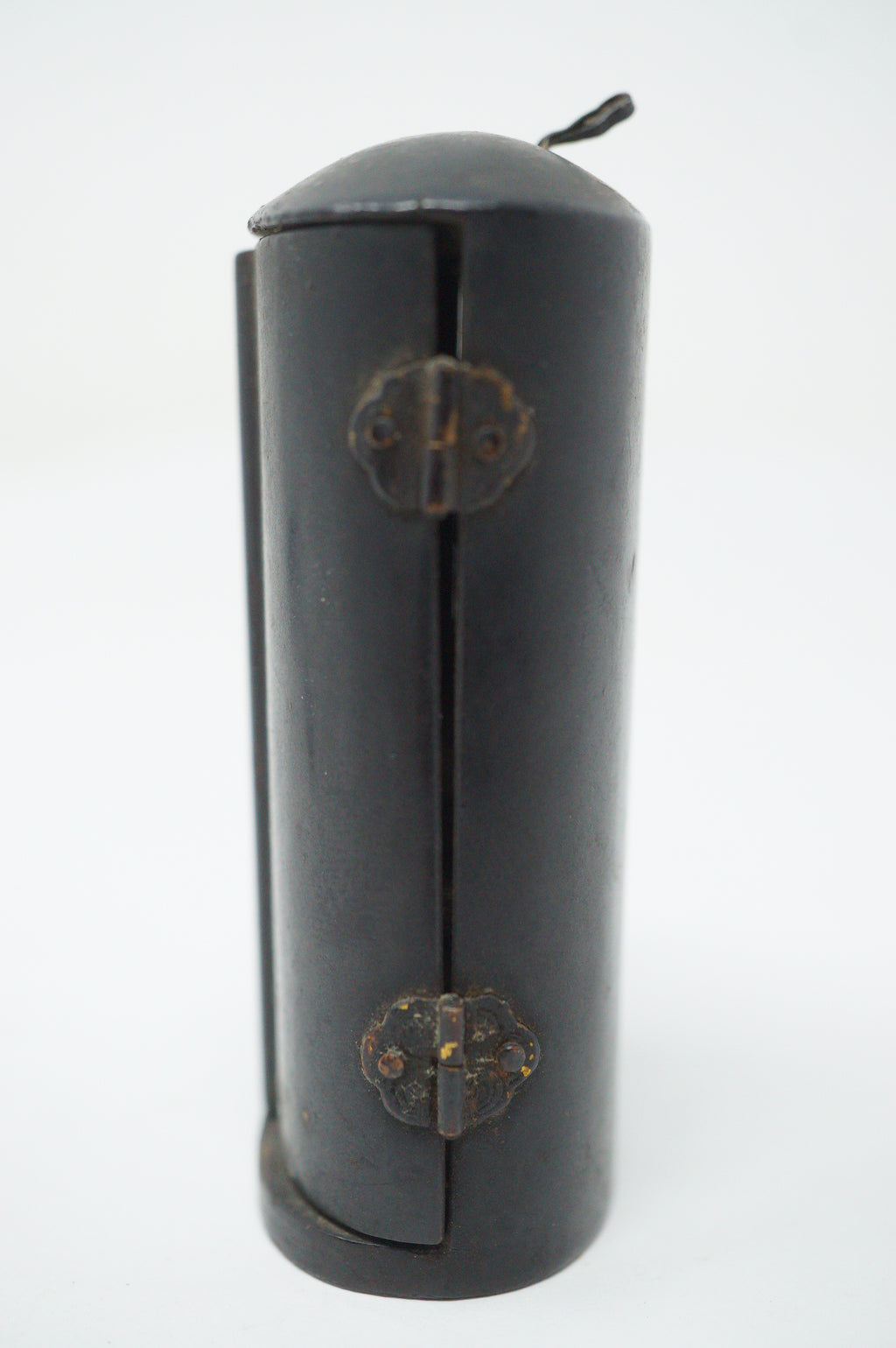 Japanese Buddhist Monk finely carved Antique Kobo Daishi in Mini Wooden House 1211F2