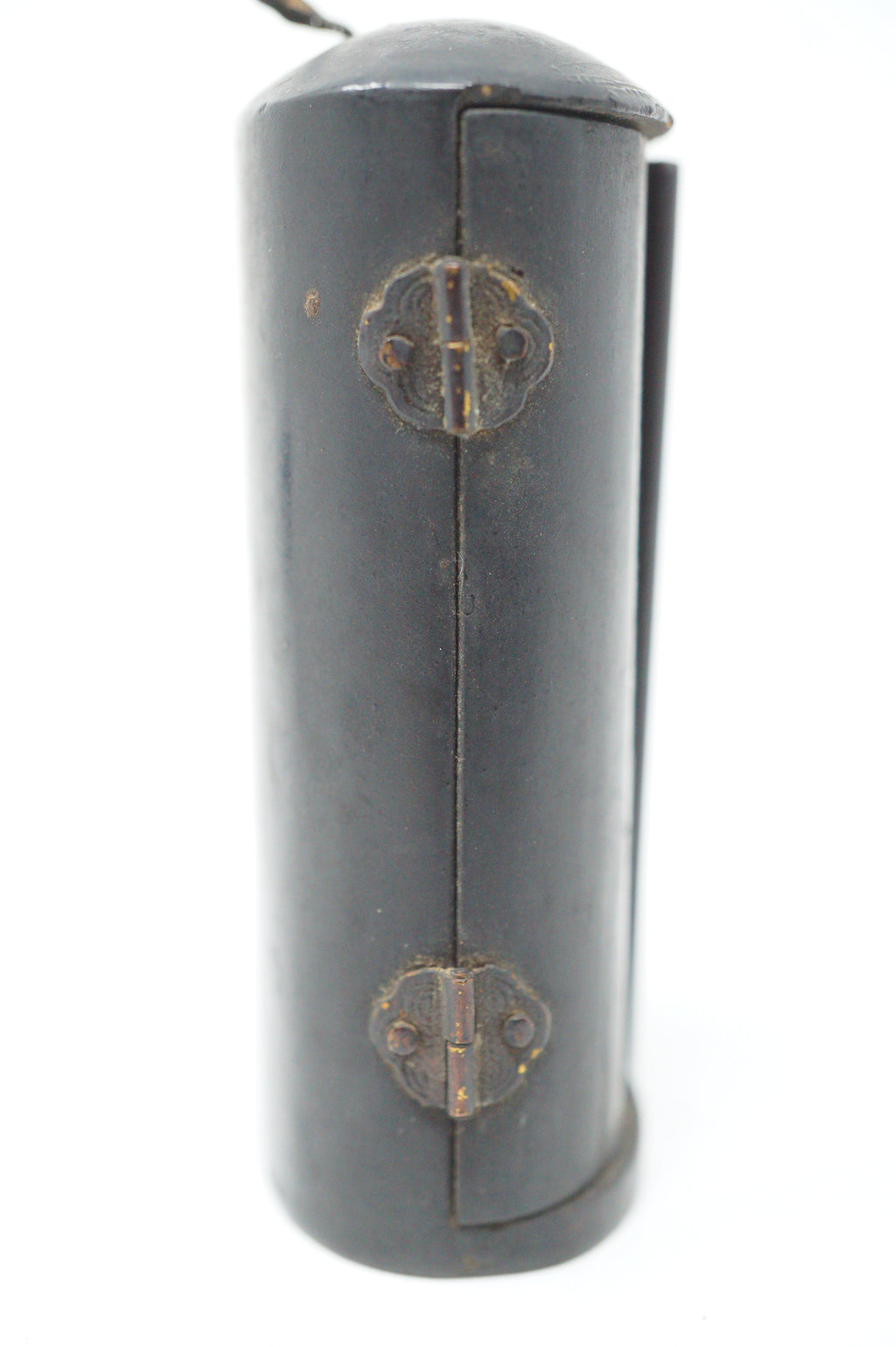 Japanese Buddhist Monk finely carved Antique Kobo Daishi in Mini Wooden House 1211F2