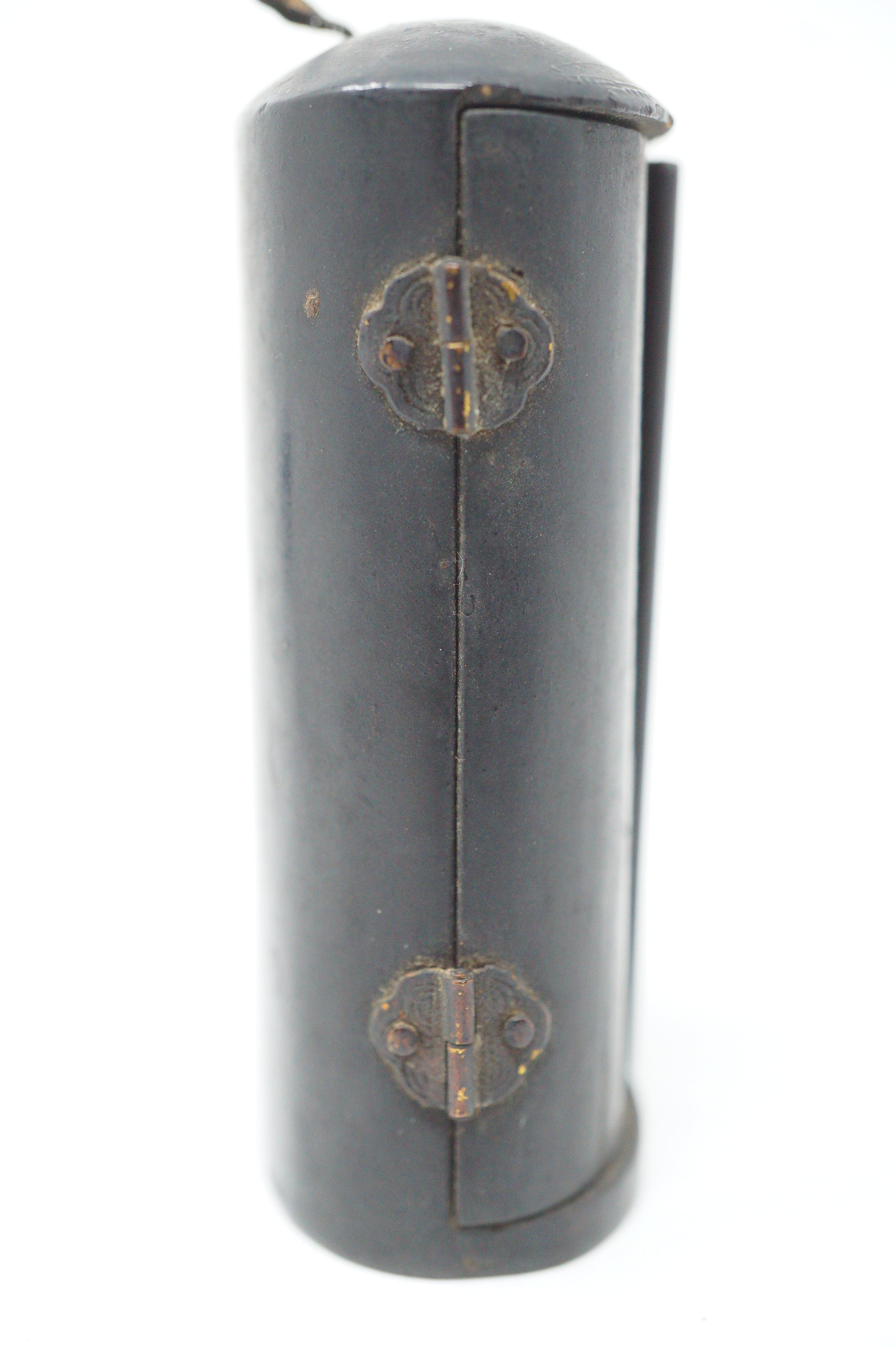 Japanese Buddhist Monk finely carved Antique Kobo Daishi in Mini Wooden House 1211F2