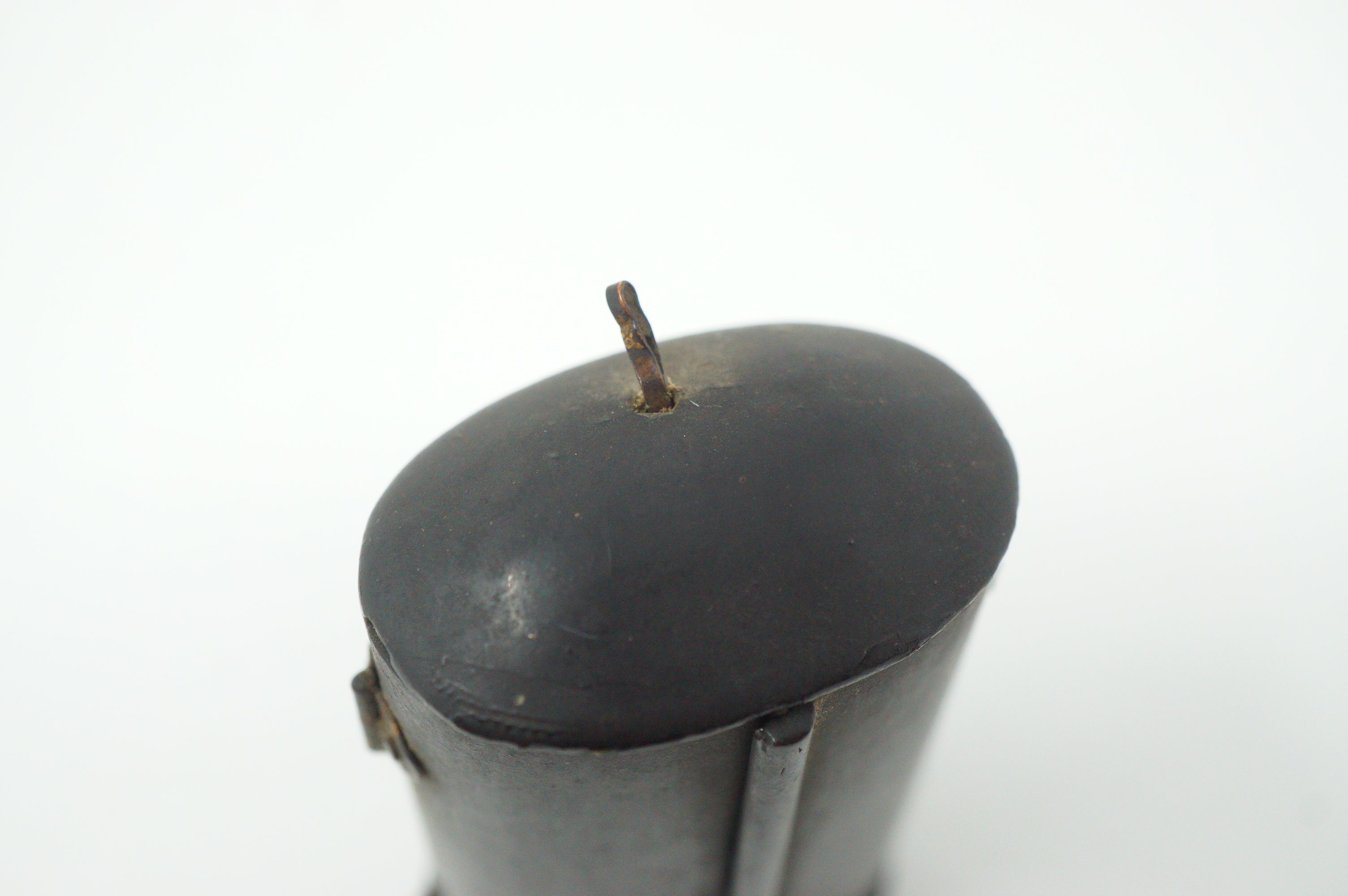 Japanese Buddhist Monk finely carved Antique Kobo Daishi in Mini Wooden House 1211F2