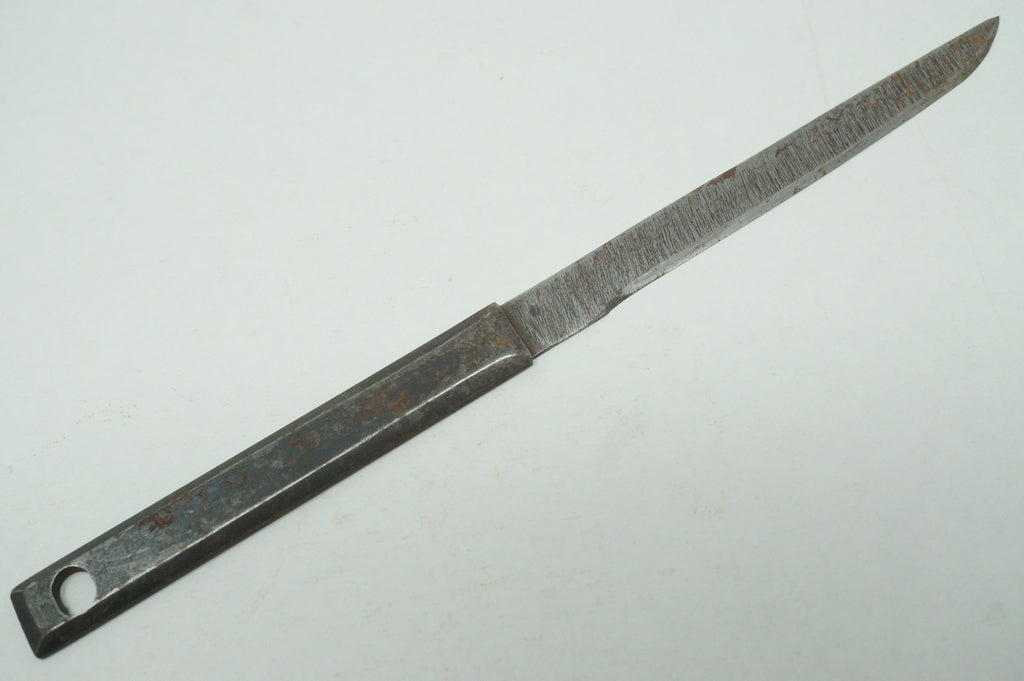 Japanese Kozuka Knife Iron One Piece Antique Original from Japan 1226F2