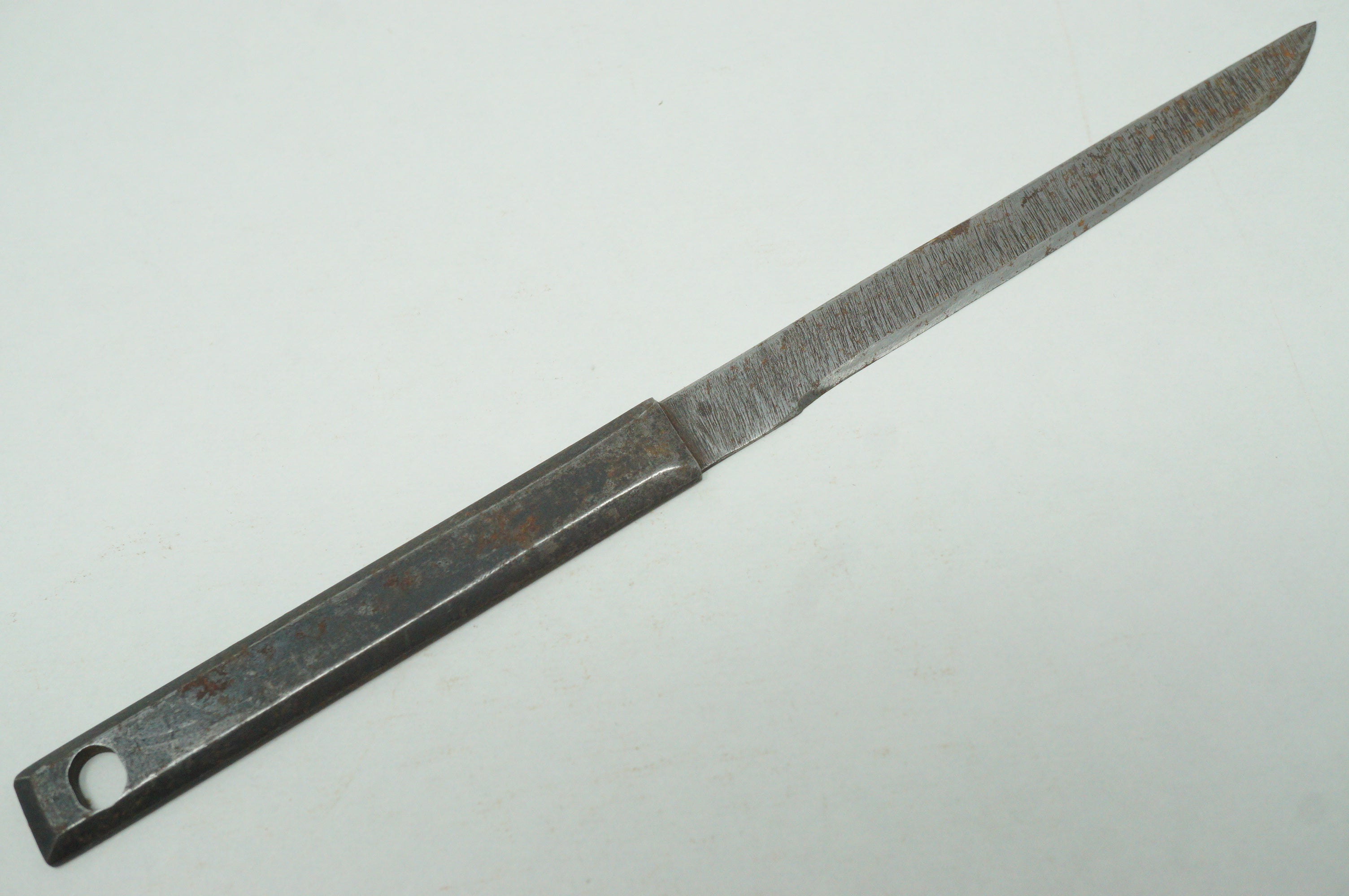 Japanese Kozuka Knife Iron One Piece Antique Original from Japan 1226F2