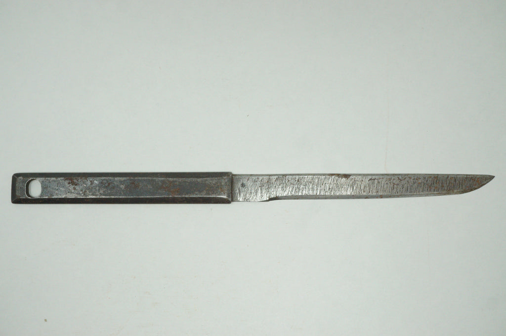 Japanese Kozuka Knife Iron One Piece Antique Original from Japan 1226F2