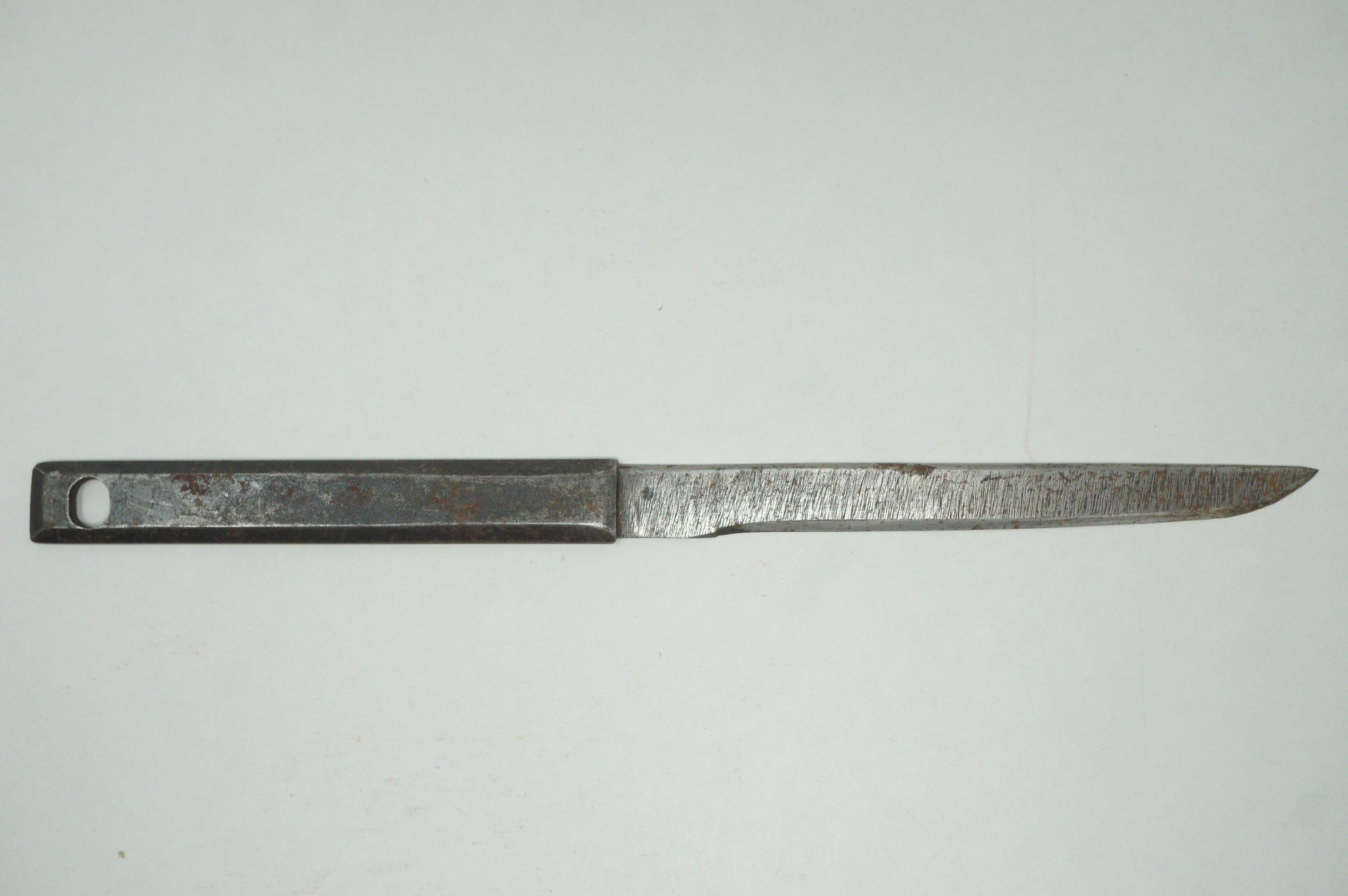 Japanese Kozuka Knife Iron One Piece Antique Original from Japan 1226F2