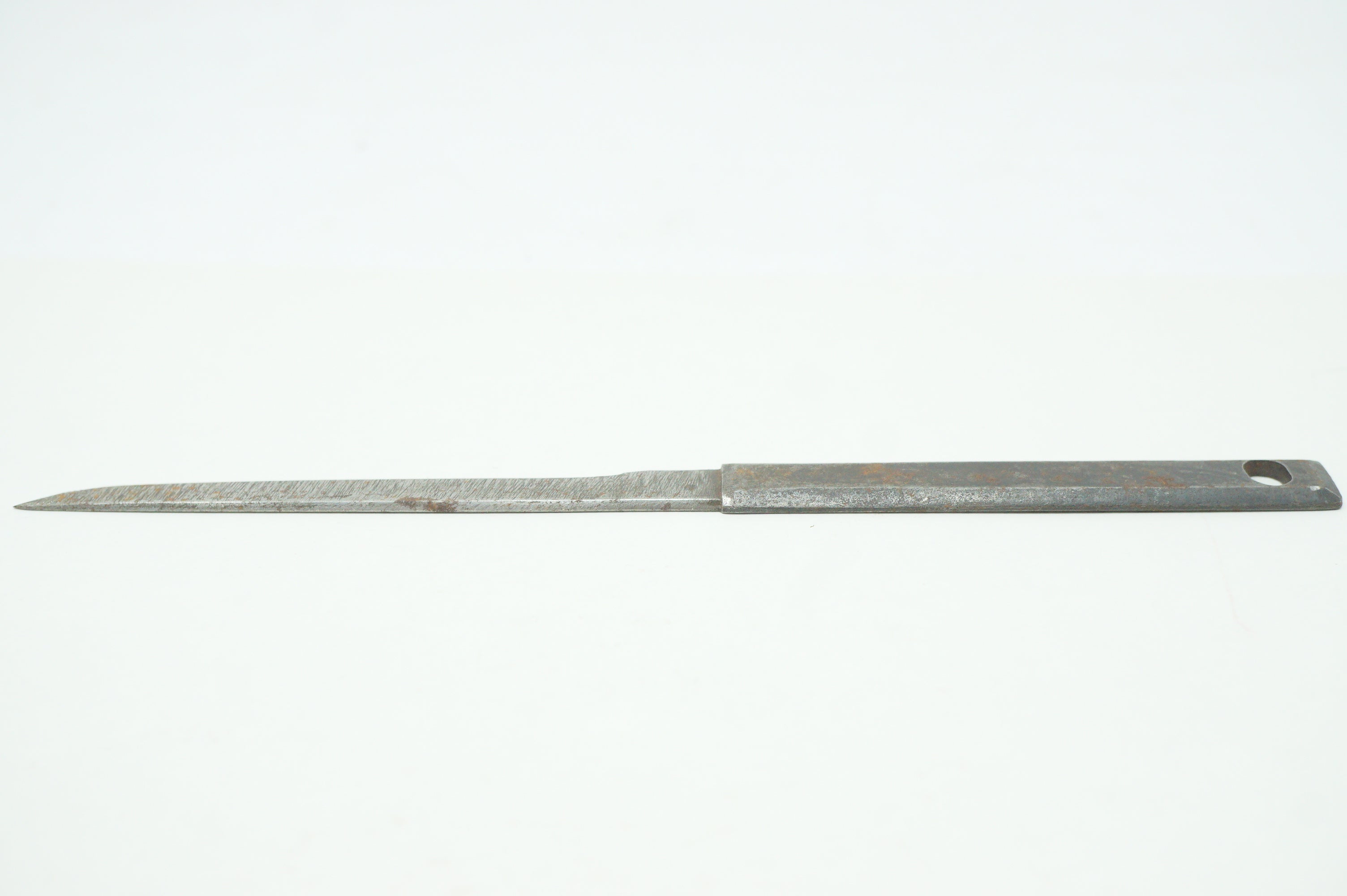 Japanese Kozuka Knife Iron One Piece Antique Original from Japan 1226F2