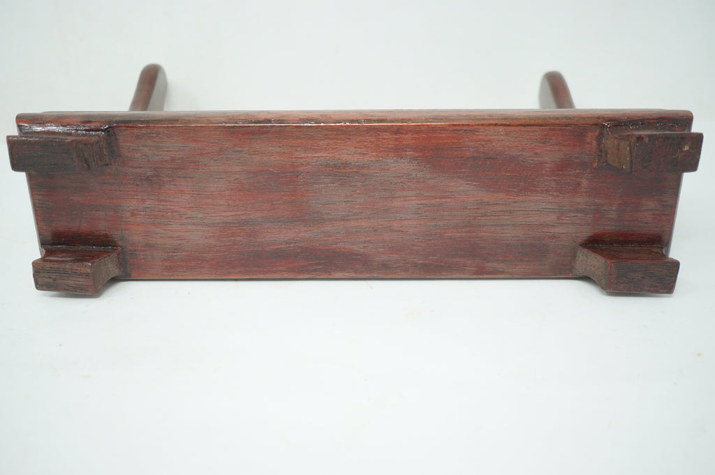 Japanese Jute Police Patrol Stick Edo Iron Original incl. Stand with Silver Inlays 0114G2