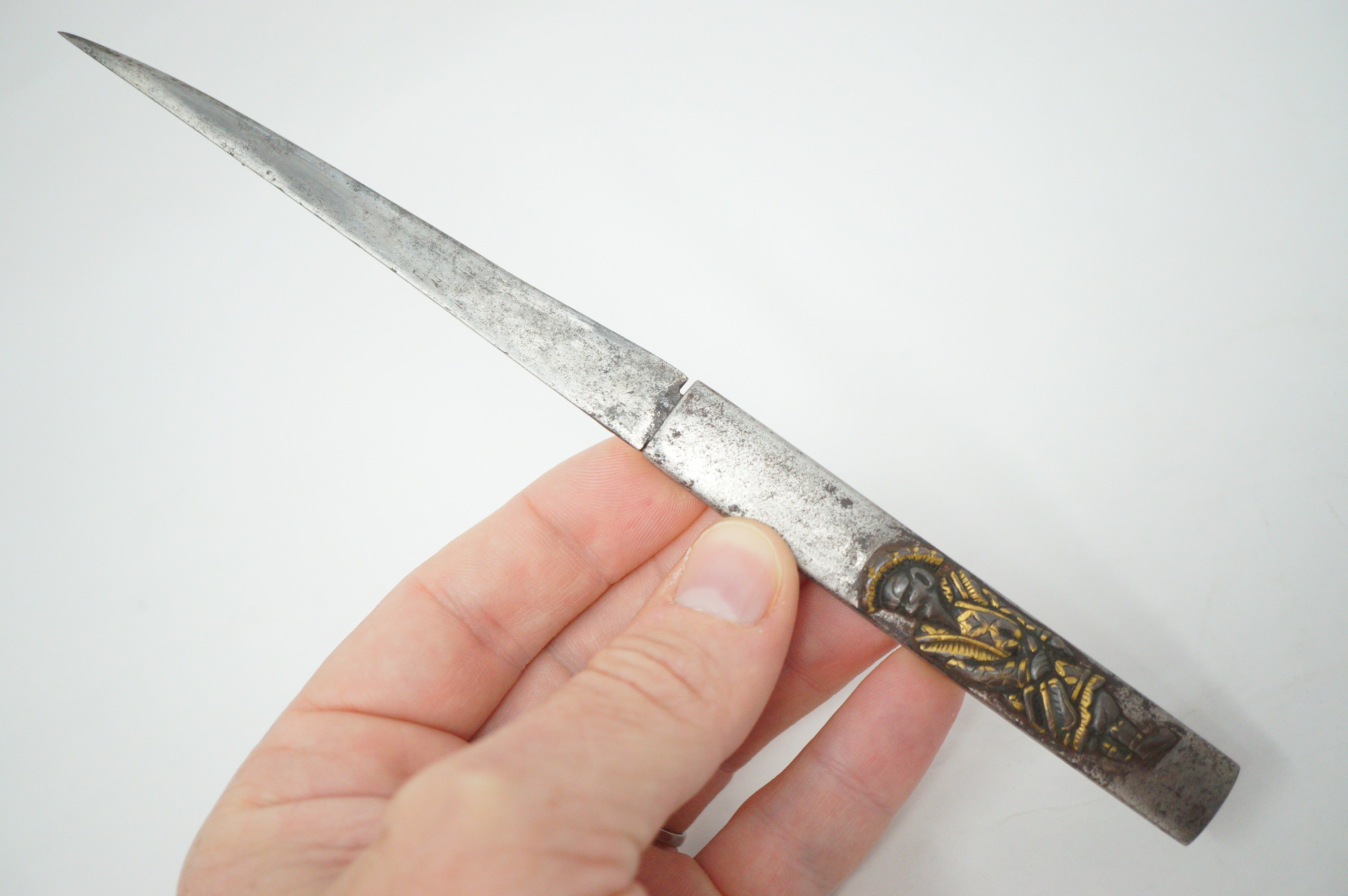 古董日本小冢刀，铁制，独特设计，来自日本1030D2 – Japantik