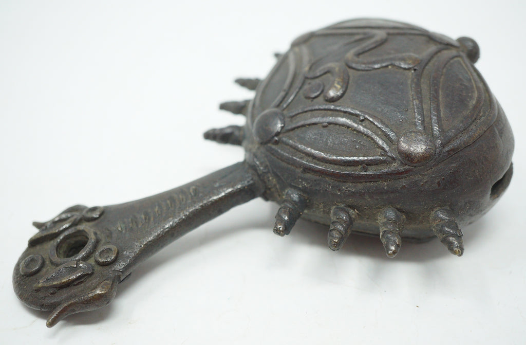 Japanische Teezeremonieglocke Antik Original Cha-Suzu aus Bronze aus Japan 0613F2