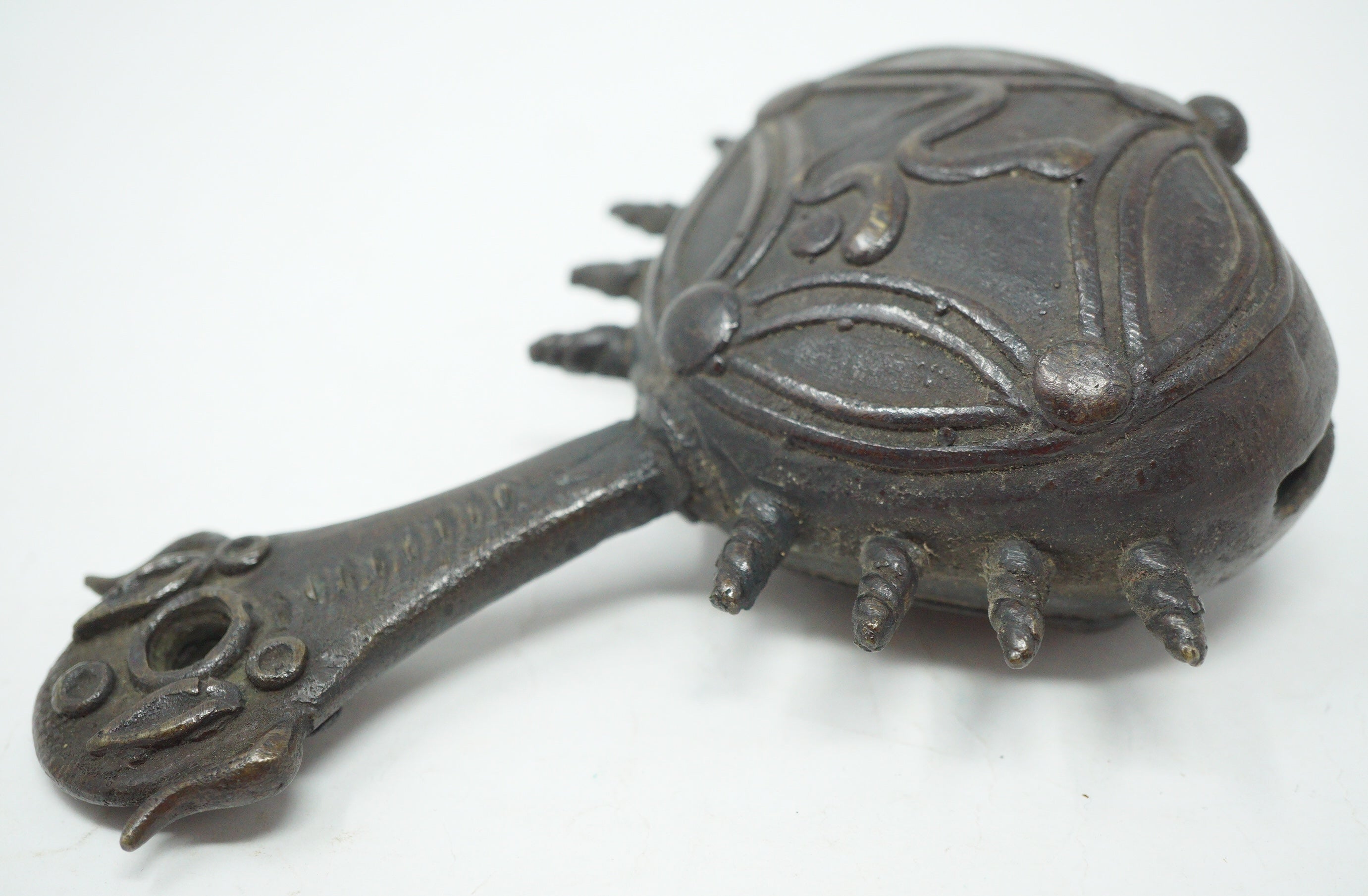 Japanische Teezeremonieglocke Antik Original Cha-Suzu aus Bronze aus Japan 0613F2