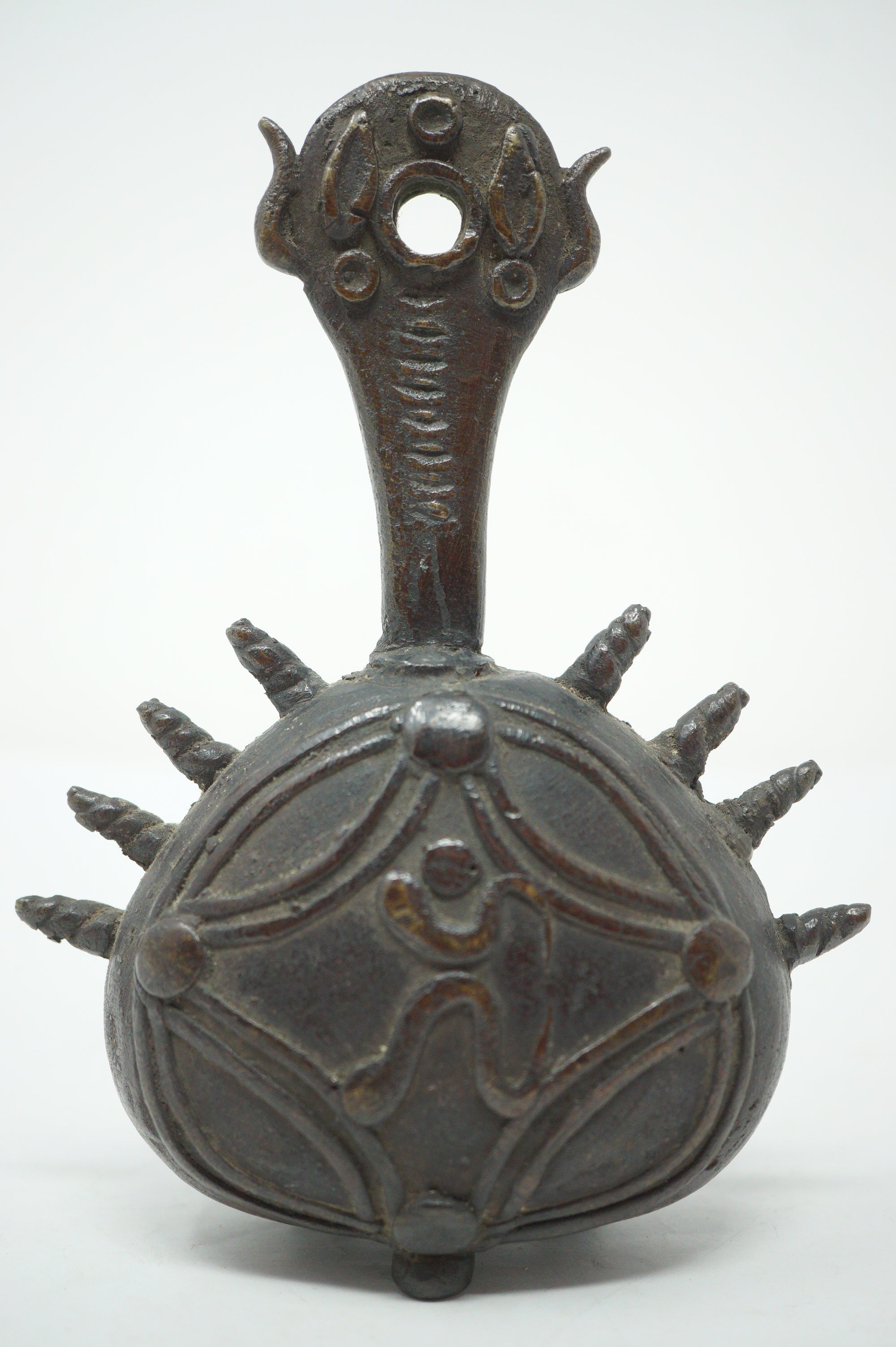 Japanische Teezeremonieglocke Antik Original Cha-Suzu aus Bronze aus Japan 0613F2