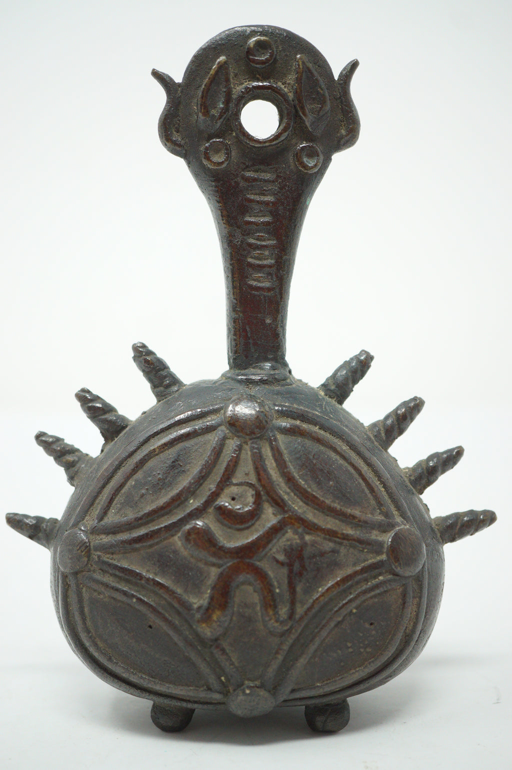 Japanische Teezeremonieglocke Antik Original Cha-Suzu aus Bronze aus Japan 0613F2