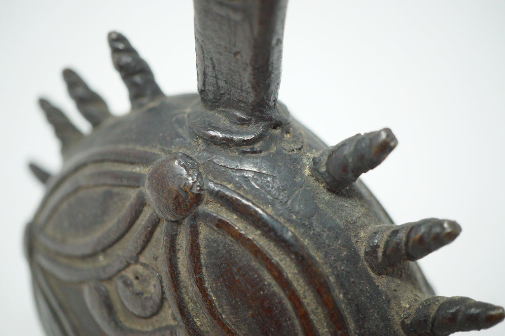 Japanische Teezeremonieglocke Antik Original Cha-Suzu aus Bronze aus Japan 0613F2