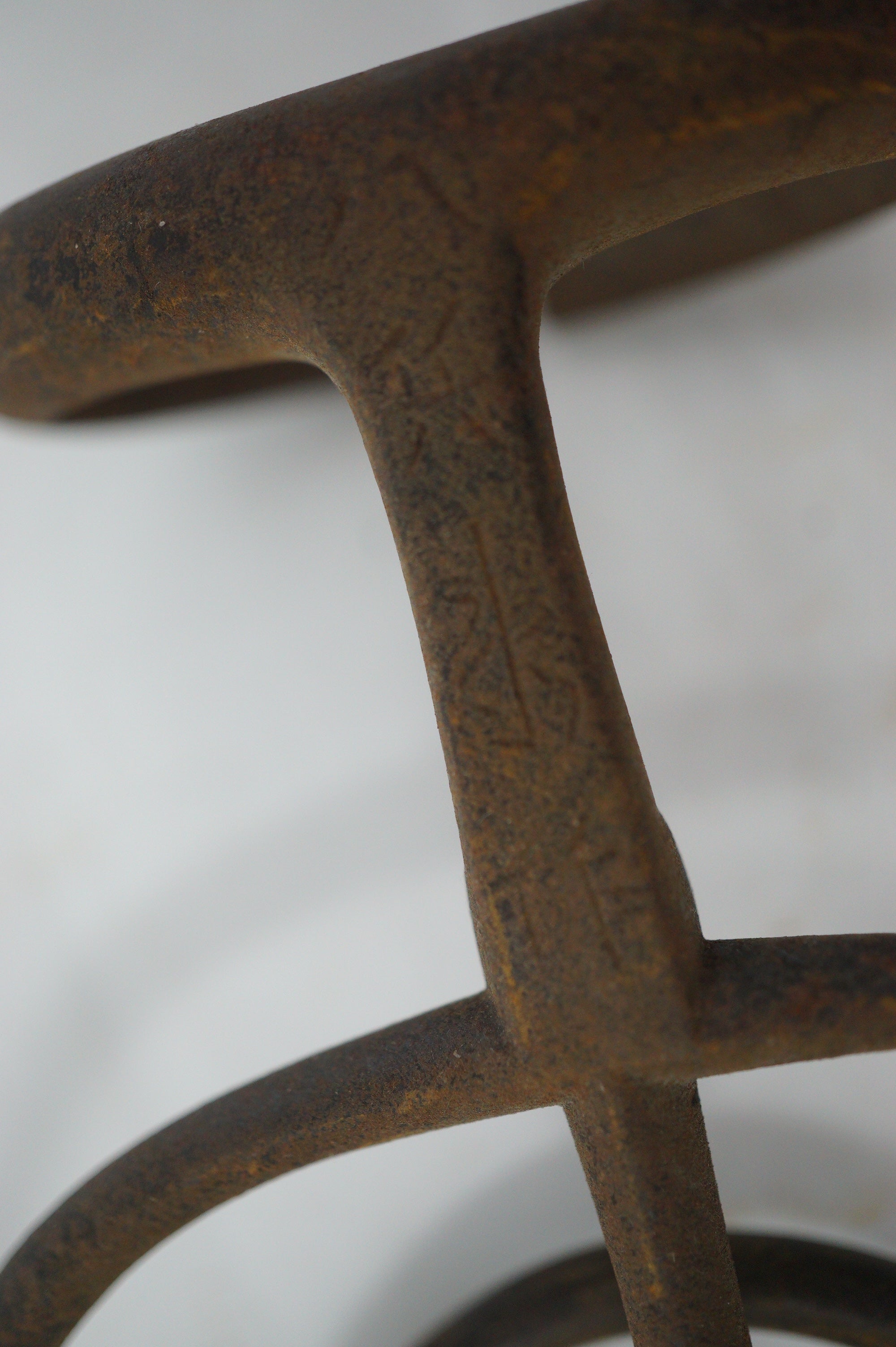 Japanese Antique Horse Harness made of Iron Signed Antique Original from Japan 0627F2