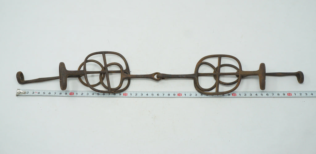 Japanese Antique Horse Harness made of Iron Signed Antique Original from Japan 0627F2