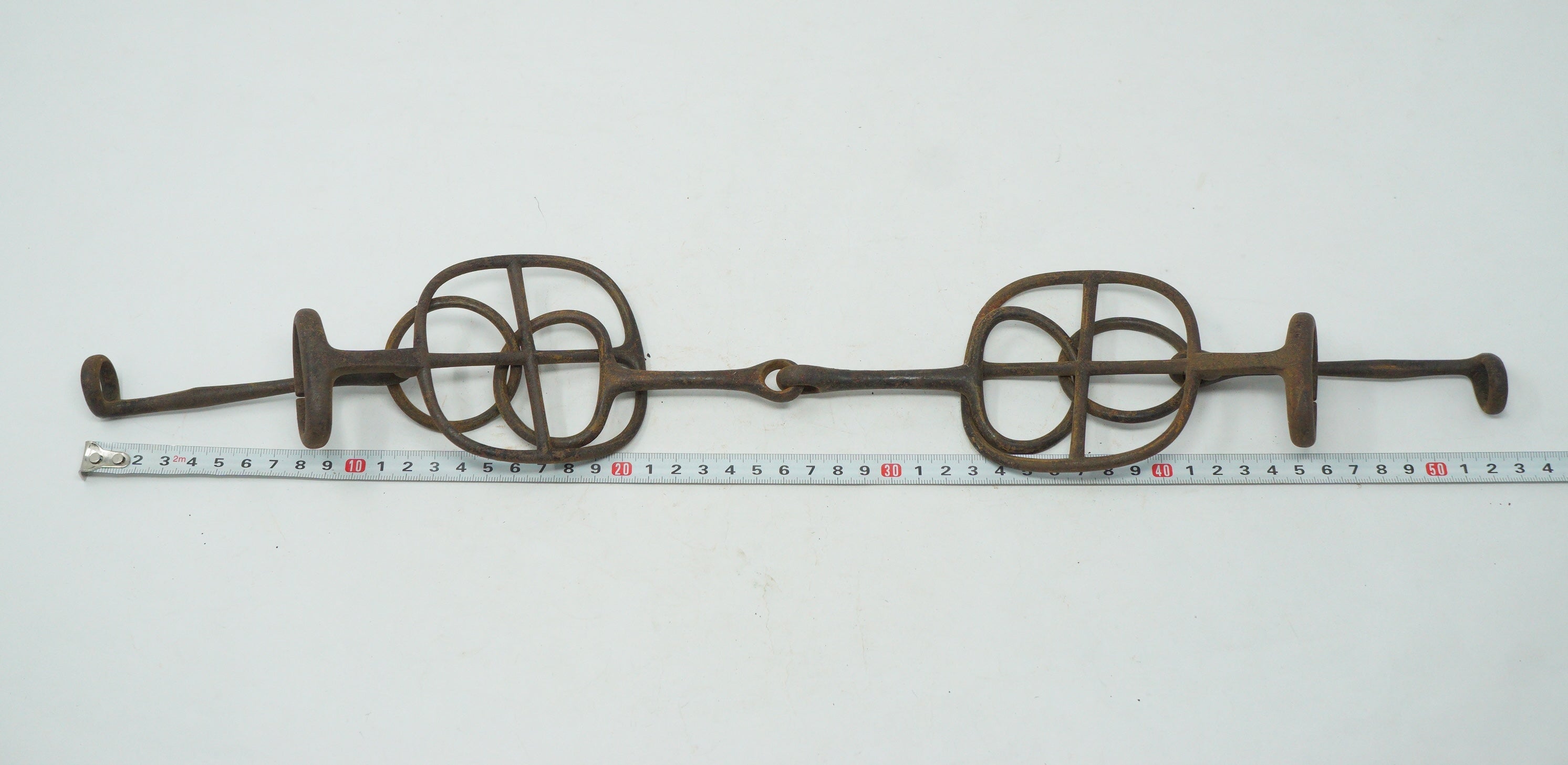 Japanese Antique Horse Harness made of Iron Signed Antique Original from Japan 0627F2
