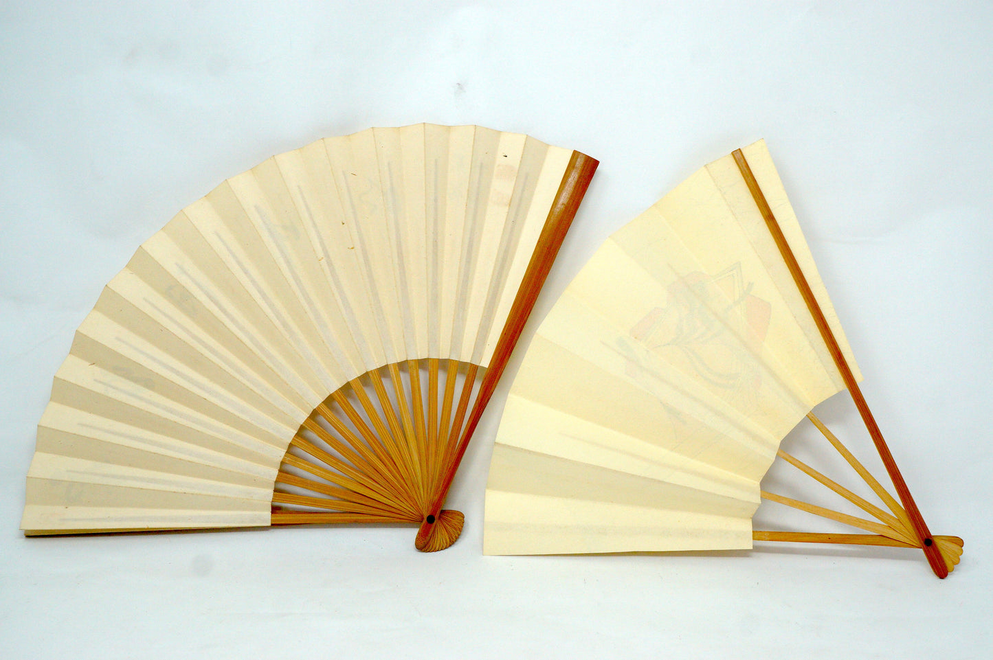 Japanese Sensu Folding Fan Collection x10 Vintage Original 扇子 from Japan 1127D2