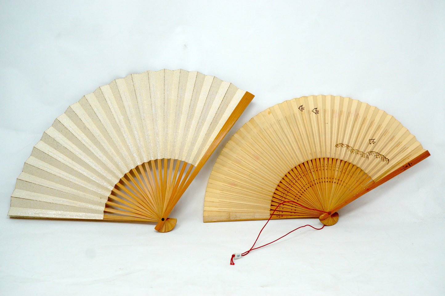 Japanese Sensu Folding Fan Collection x10 Vintage Original 扇子 from Japan 1127D2