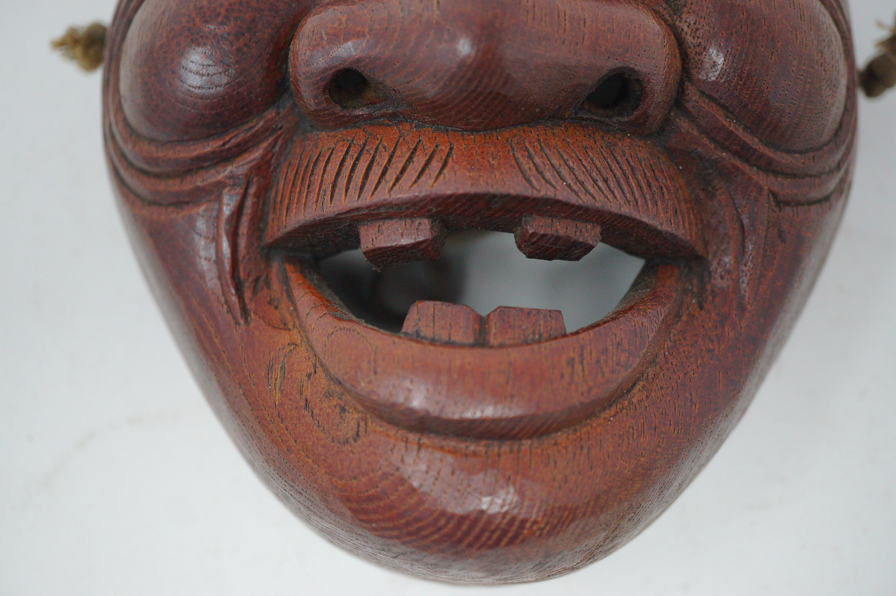 Japanese Vintage Noh-Theater Mask Laughing Man 0619D2
