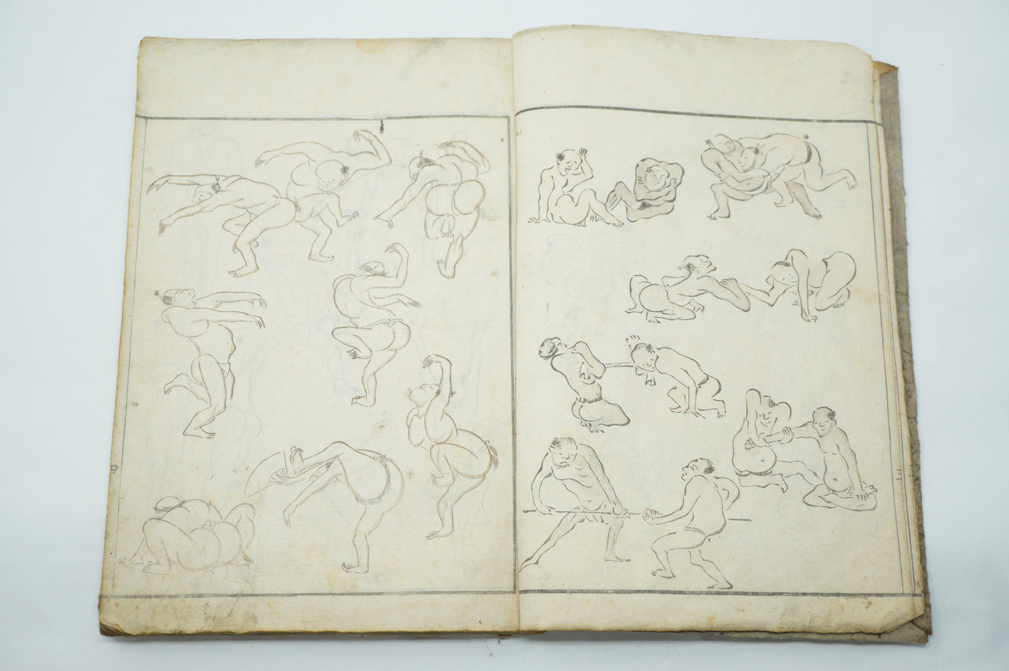 Antique Japanese Booklet -Abbreviated Drawing Styles- by Kuwagata Keisai Edo Original 1127E2