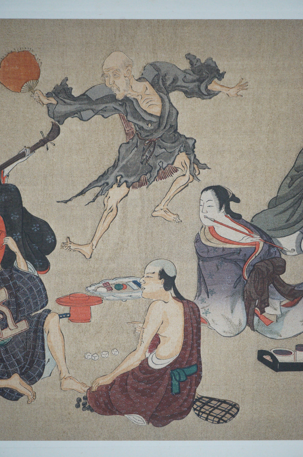 Japanese Quality Woodblock Print Recarved Edition by Iwasa Matabei 1026D30