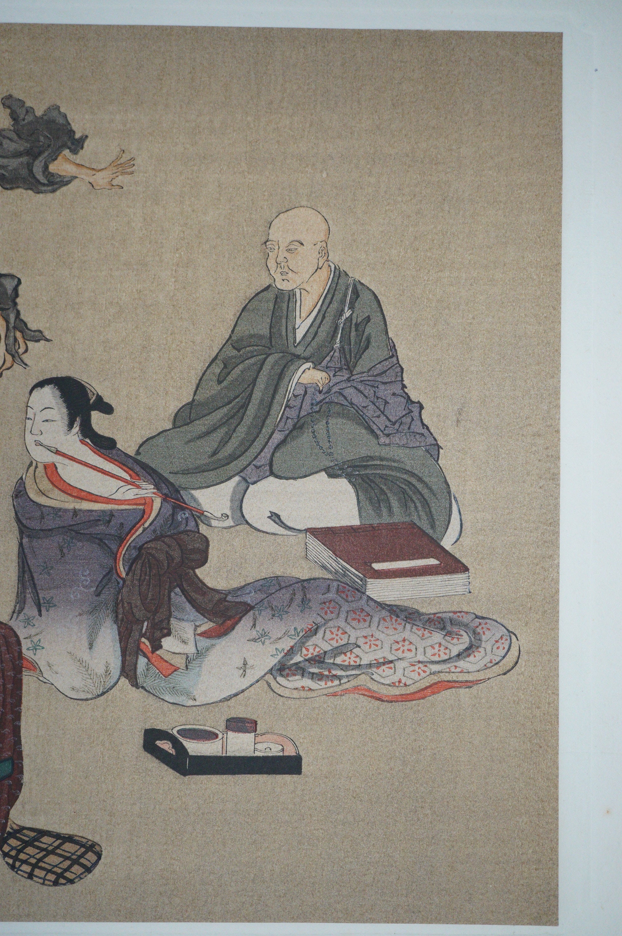 Japanese Quality Woodblock Print Recarved Edition by Iwasa Matabei 1026D30