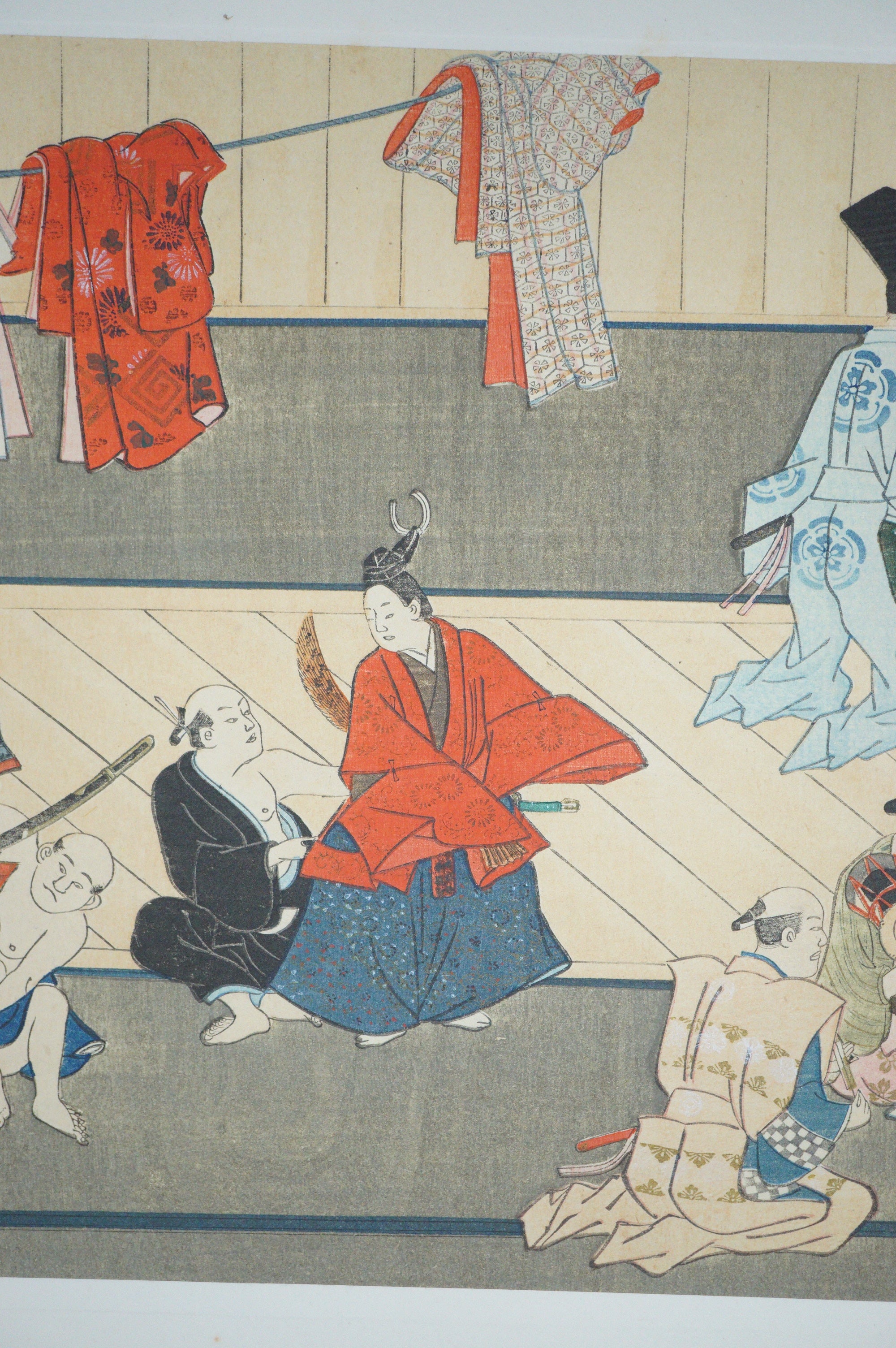 Japanese Quality Woodblock Print Recarved Edition by Moronobu Hishikawa 1026D31