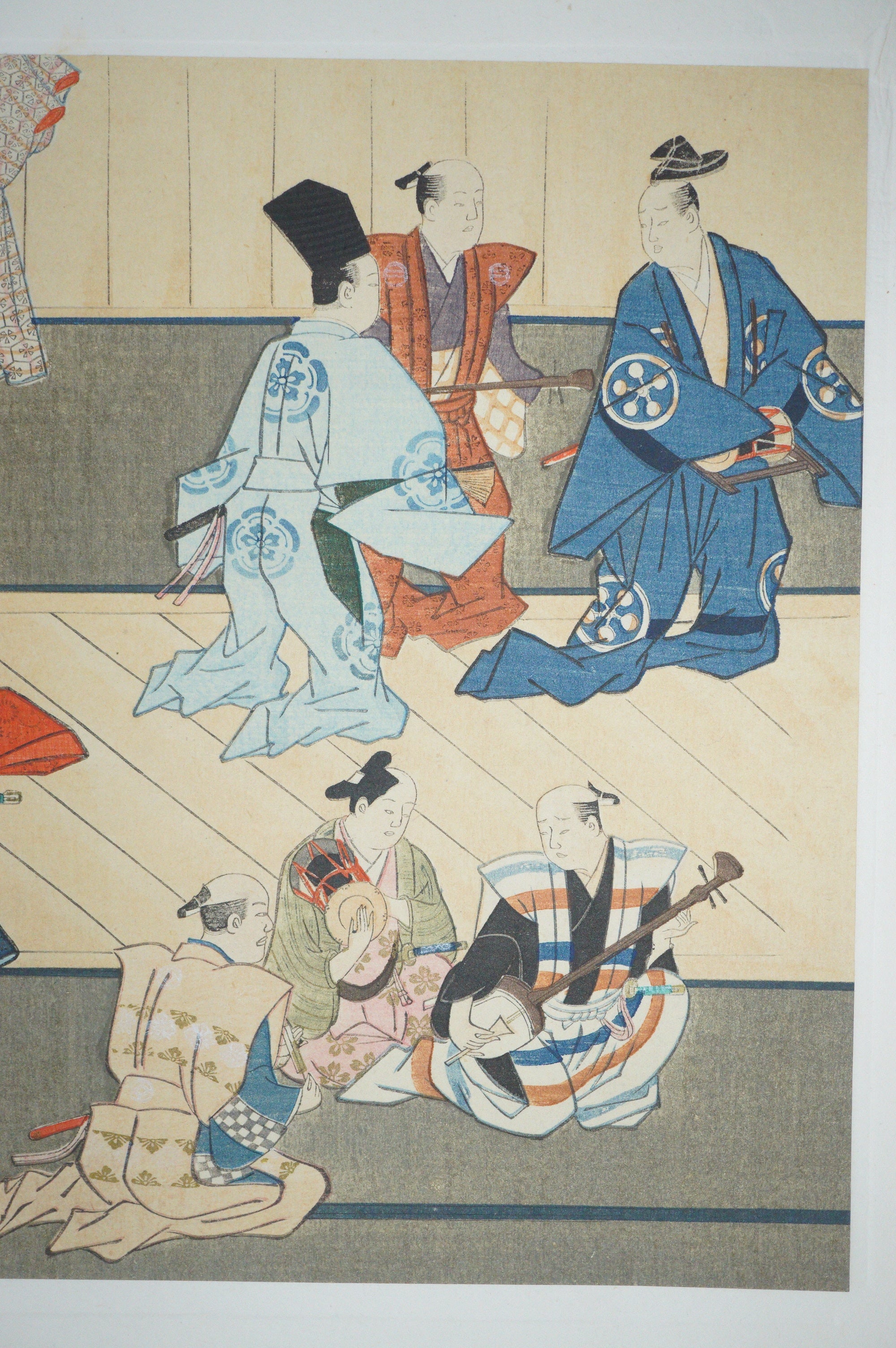 Japanese Quality Woodblock Print Recarved Edition by Moronobu Hishikawa 1026D31