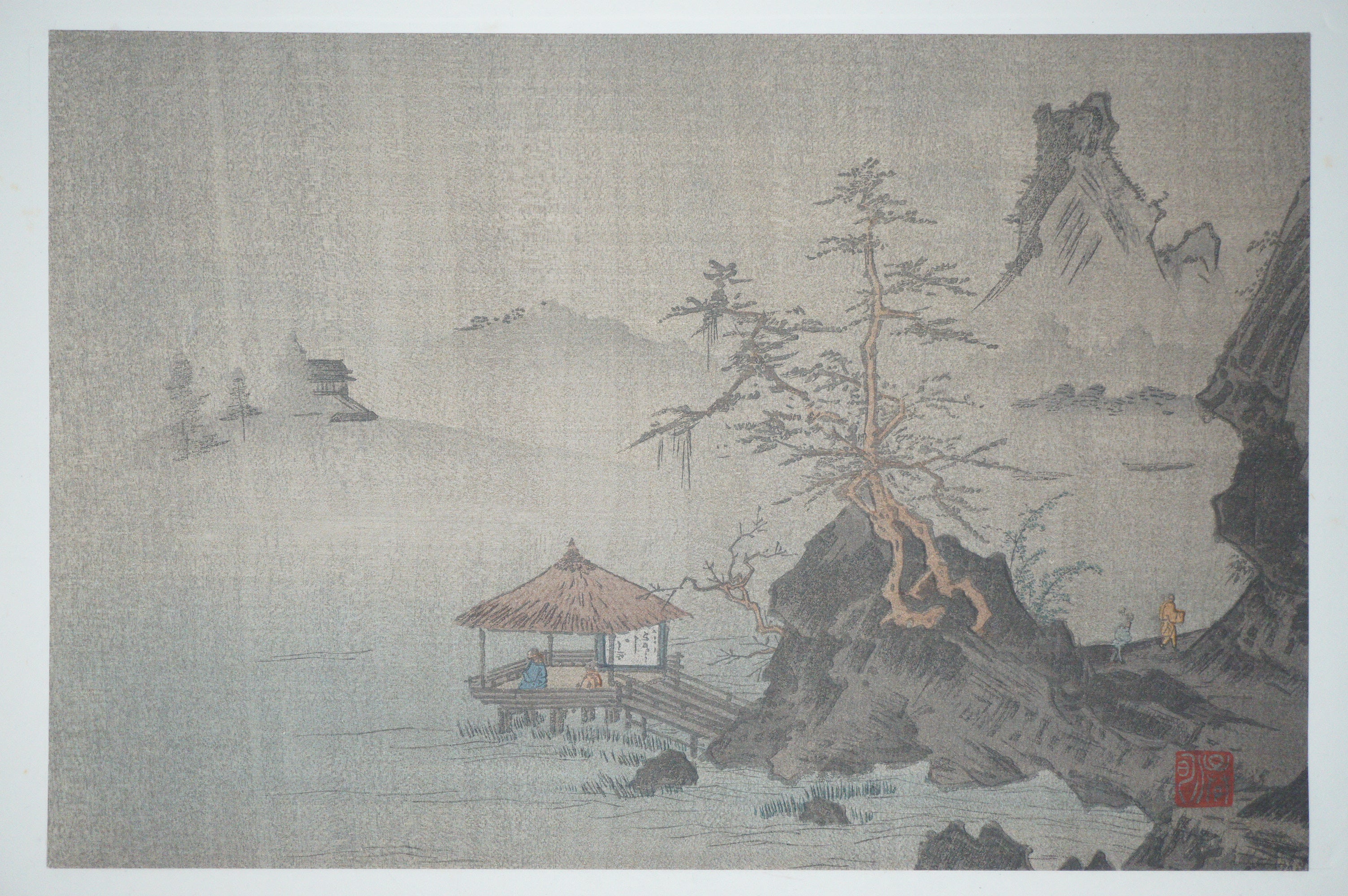 Japanese Quality Woodblock Print Recarved Edition by Senka 1026D32