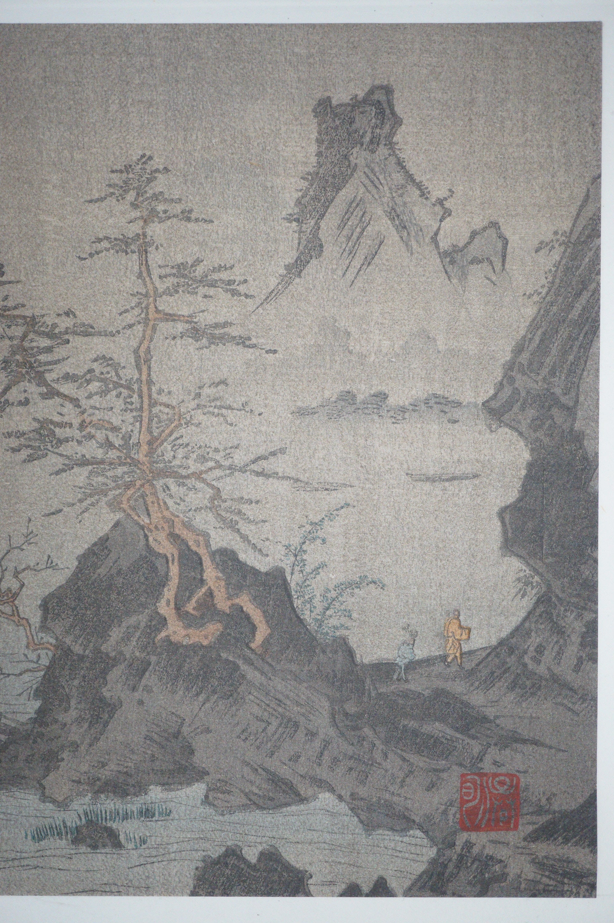 Japanese Quality Woodblock Print Recarved Edition by Senka 1026D32