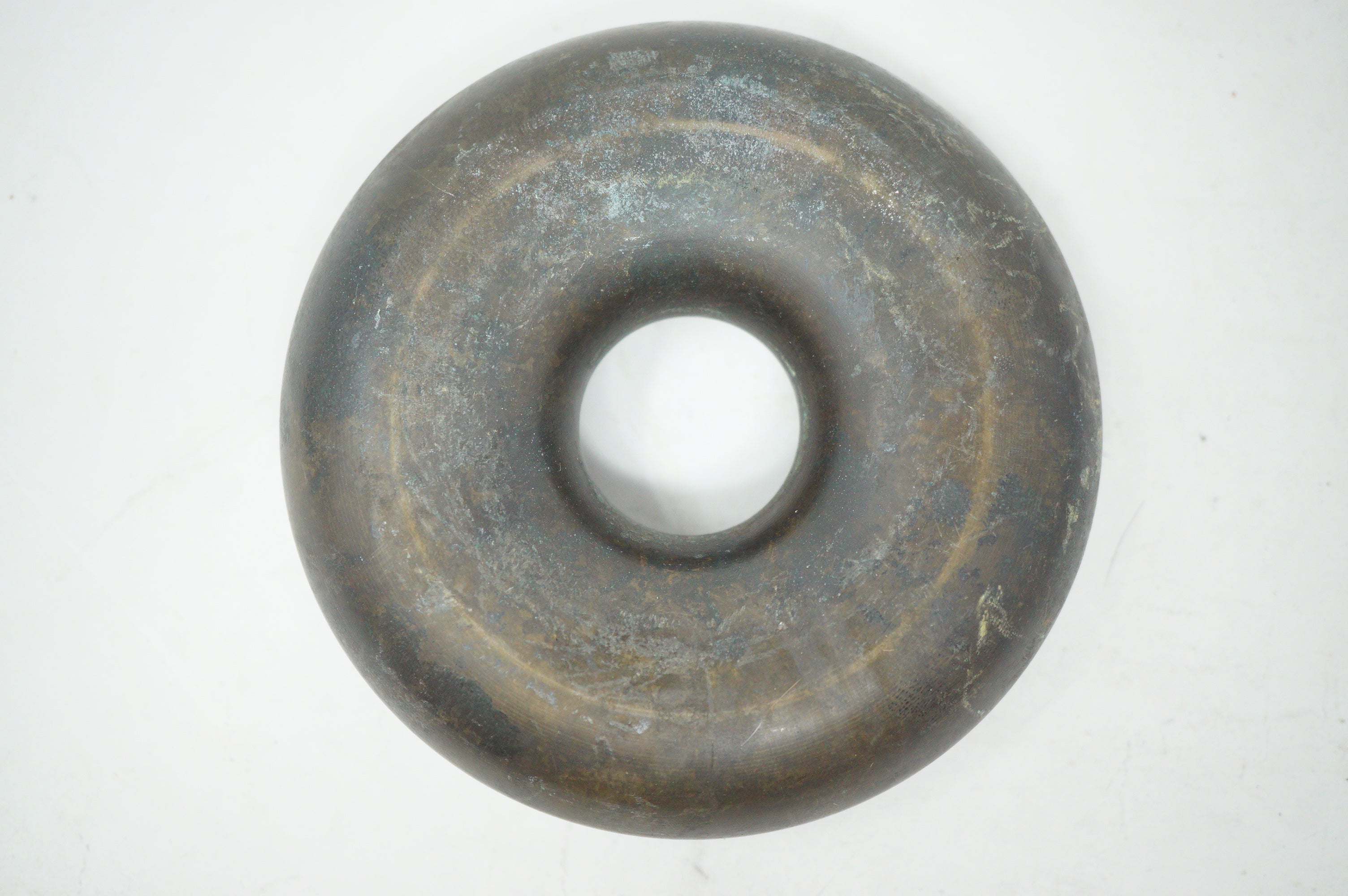 Japanese Edo Era Bronze Harness Bell 600g Large Antique Original from Japan 0601G34