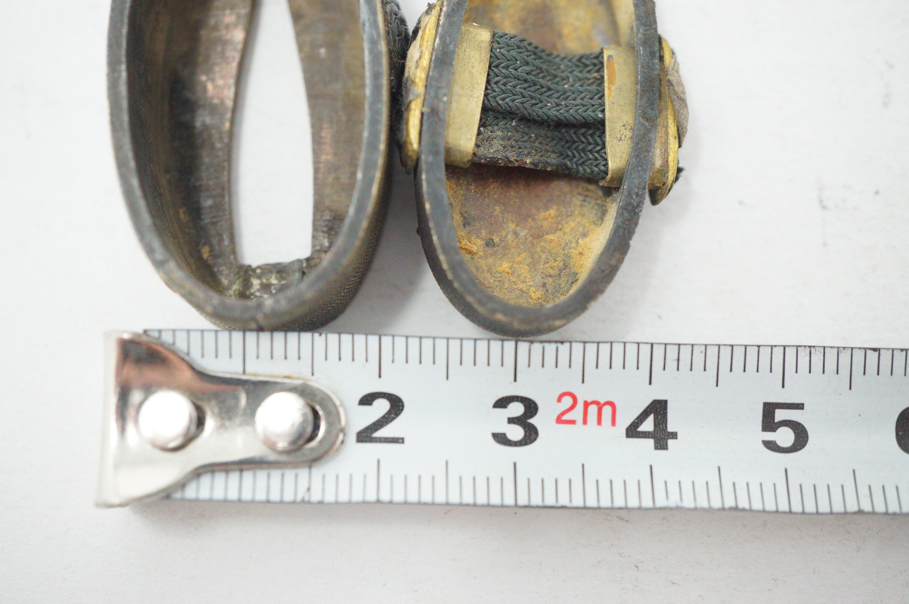 Edo Period Japanese Fuchi Kashira Handle Components Tortoise Kame Motif 0623G34