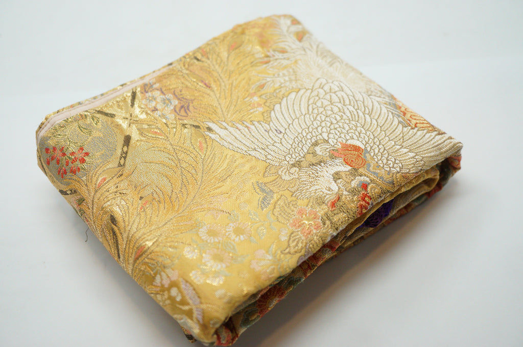Japanese Vintage Weapon Bag made of Kimono Fabric from Japan 0110E3