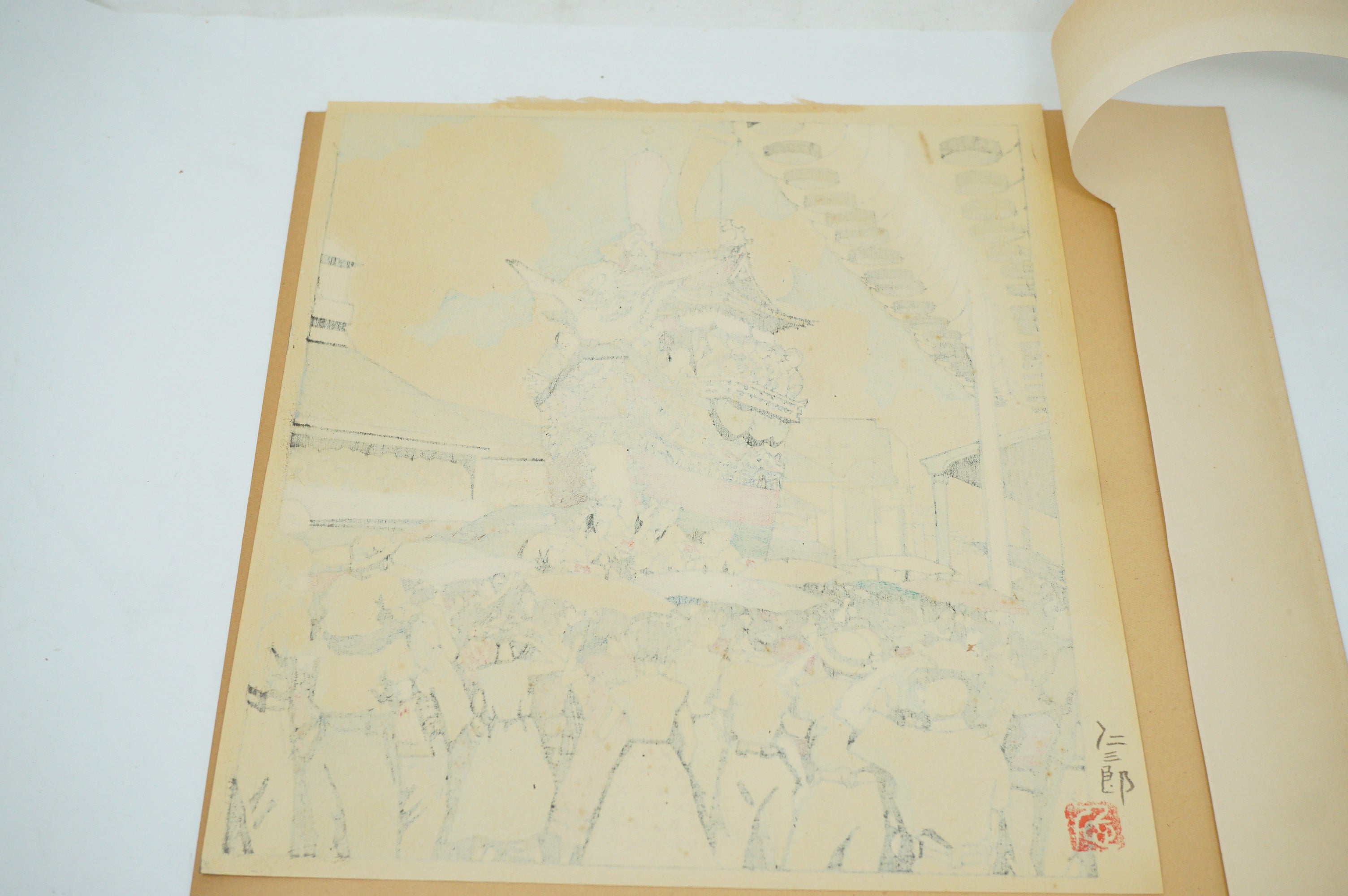 Japanese Woodblock Print Collection 12 Original Kyoto Shin-Hanga by Nisaburo Ito 0922F3