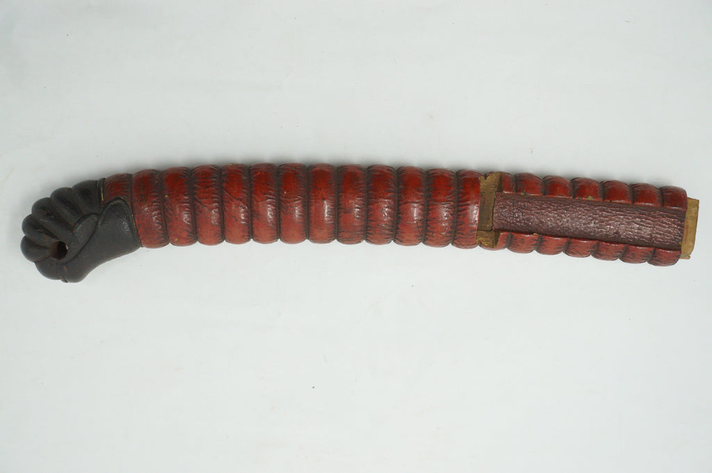 Japanische antike Dolchscheide Saya Antikholz Original aus Japan 0212F3
