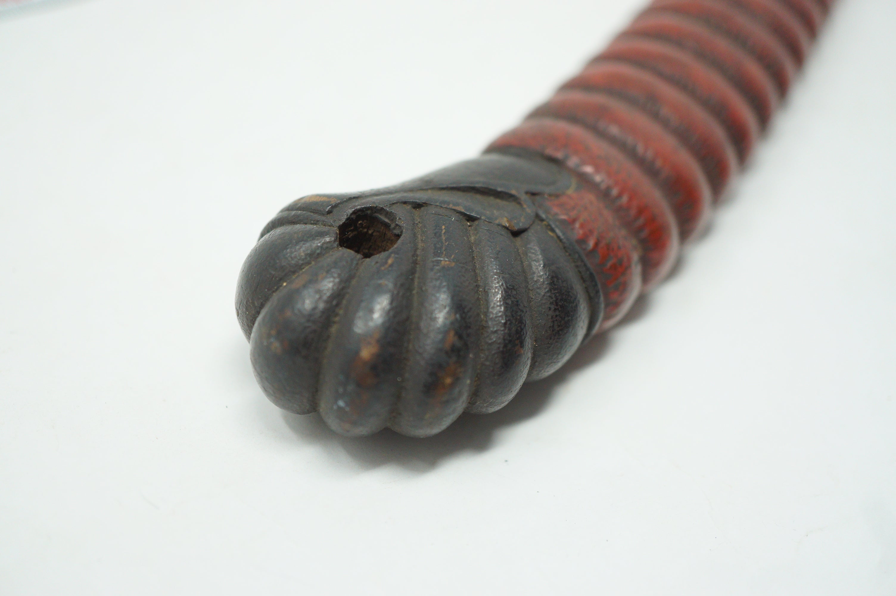 Japanische antike Dolchscheide Saya Antikholz Original aus Japan 0212F3