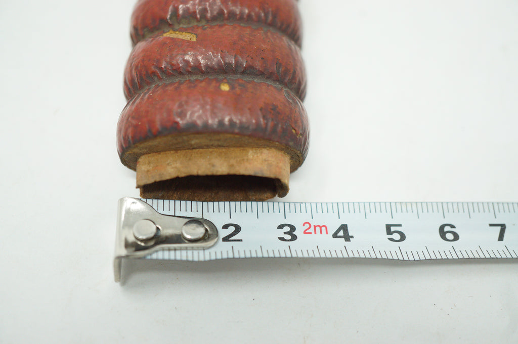 Japanische antike Dolchscheide Saya Antikholz Original aus Japan 0212F3