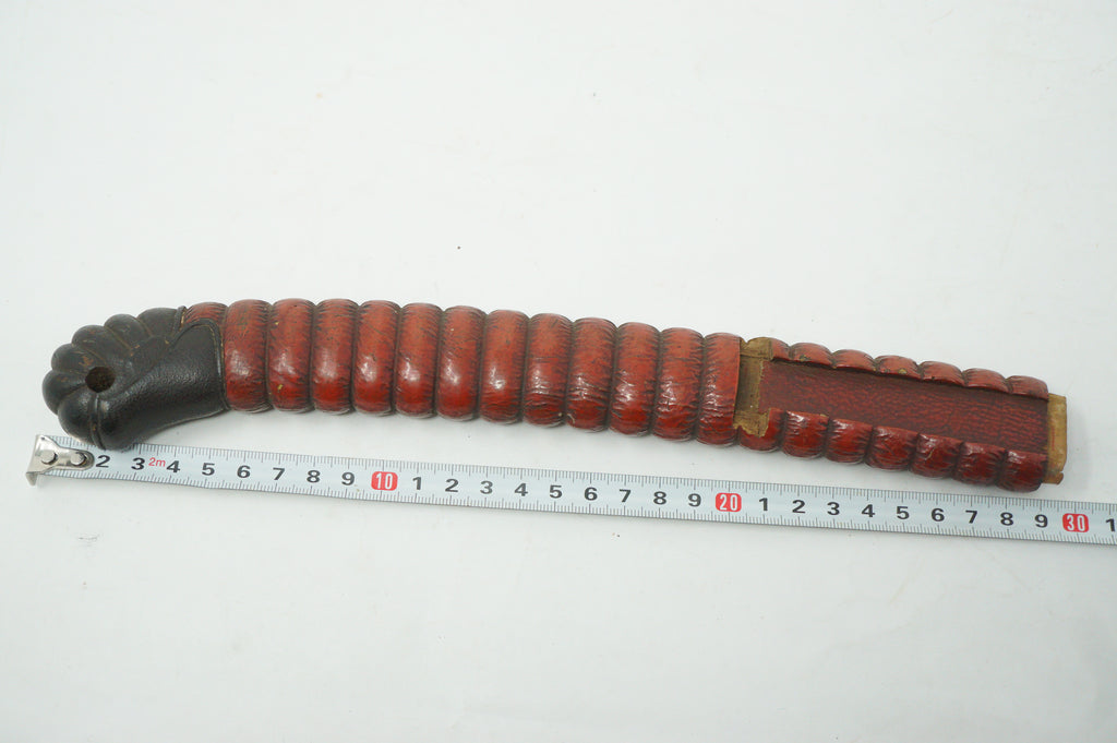 Japanische antike Dolchscheide Saya Antikholz Original aus Japan 0212F3