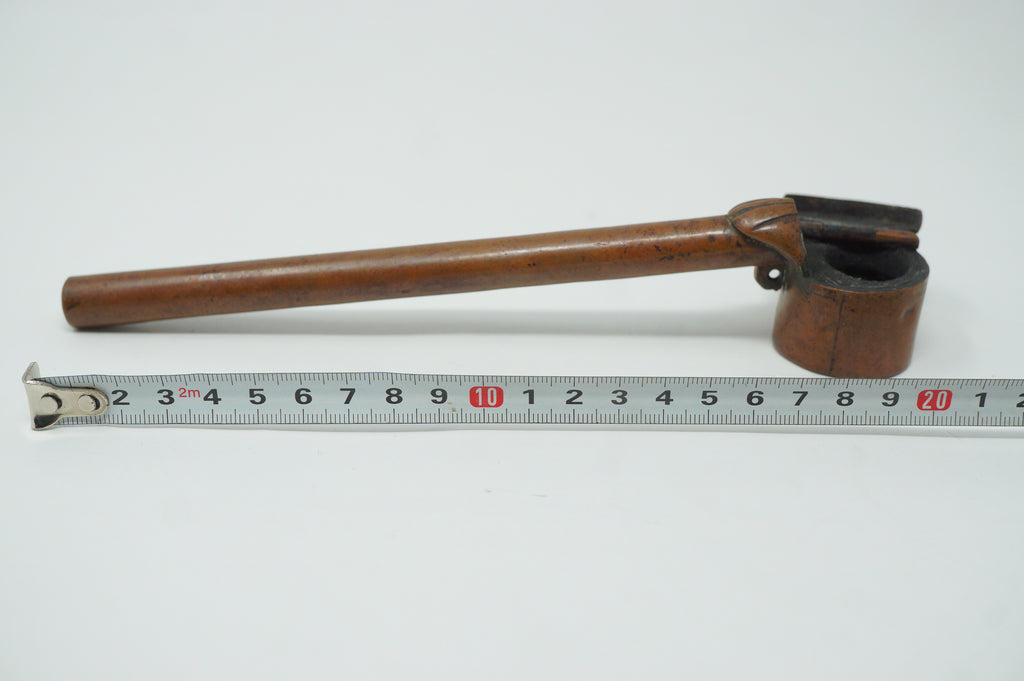 Japanese Portable Calligraphy Ink Container Antique Yatate made of Copper 0930F3